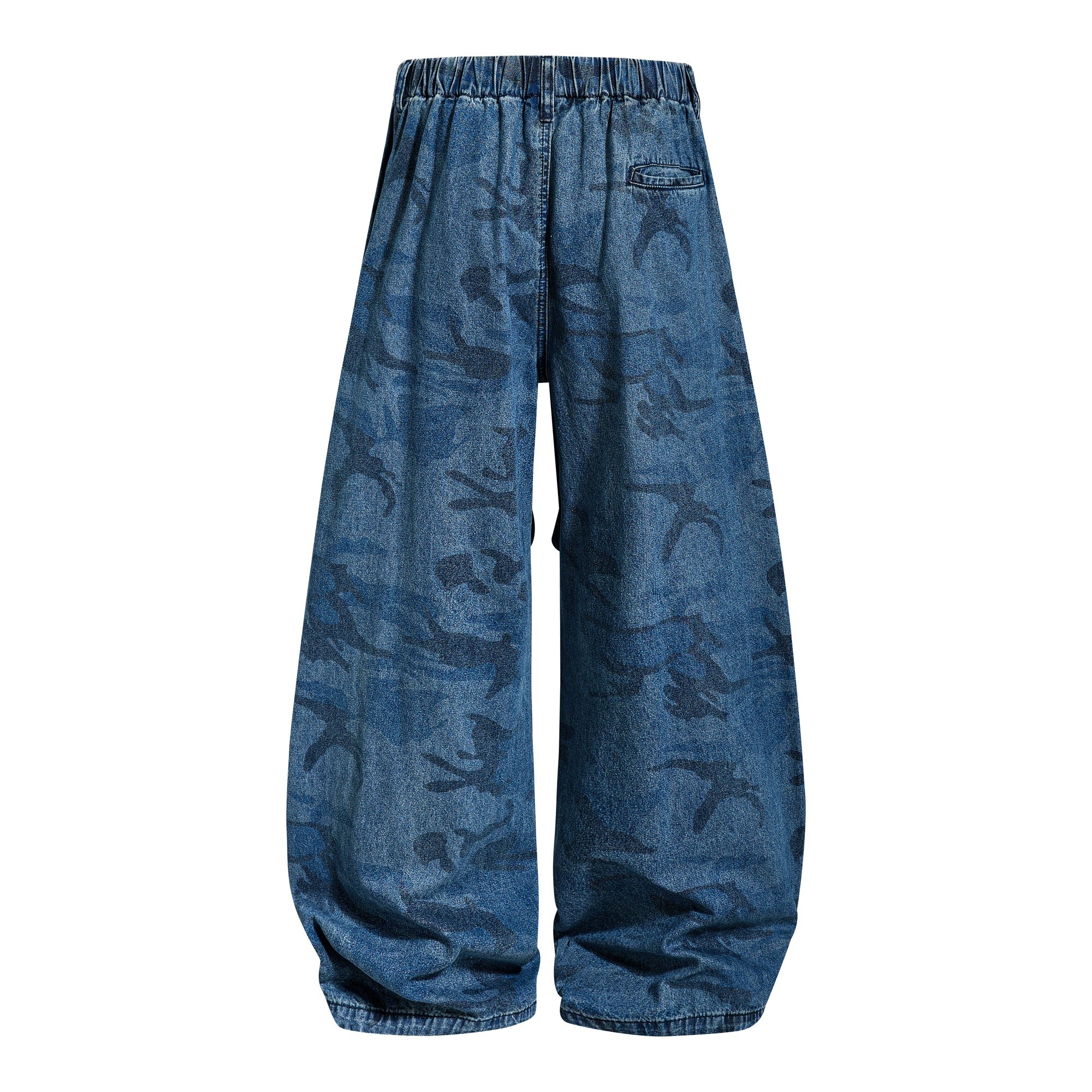Omirad Washed Camo Baggy Jeans