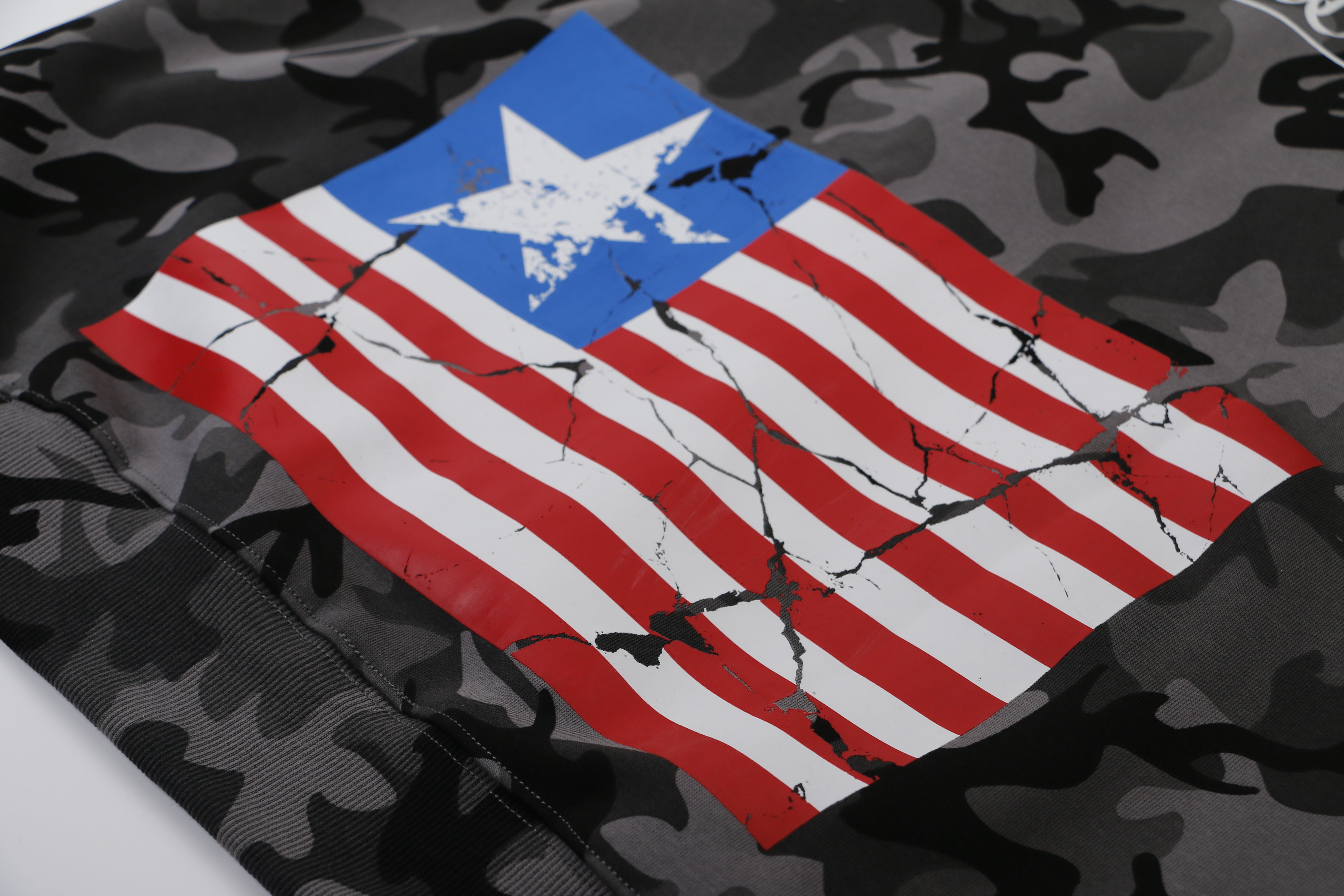 Omirad Camo Flag Zip-Up Hoodie