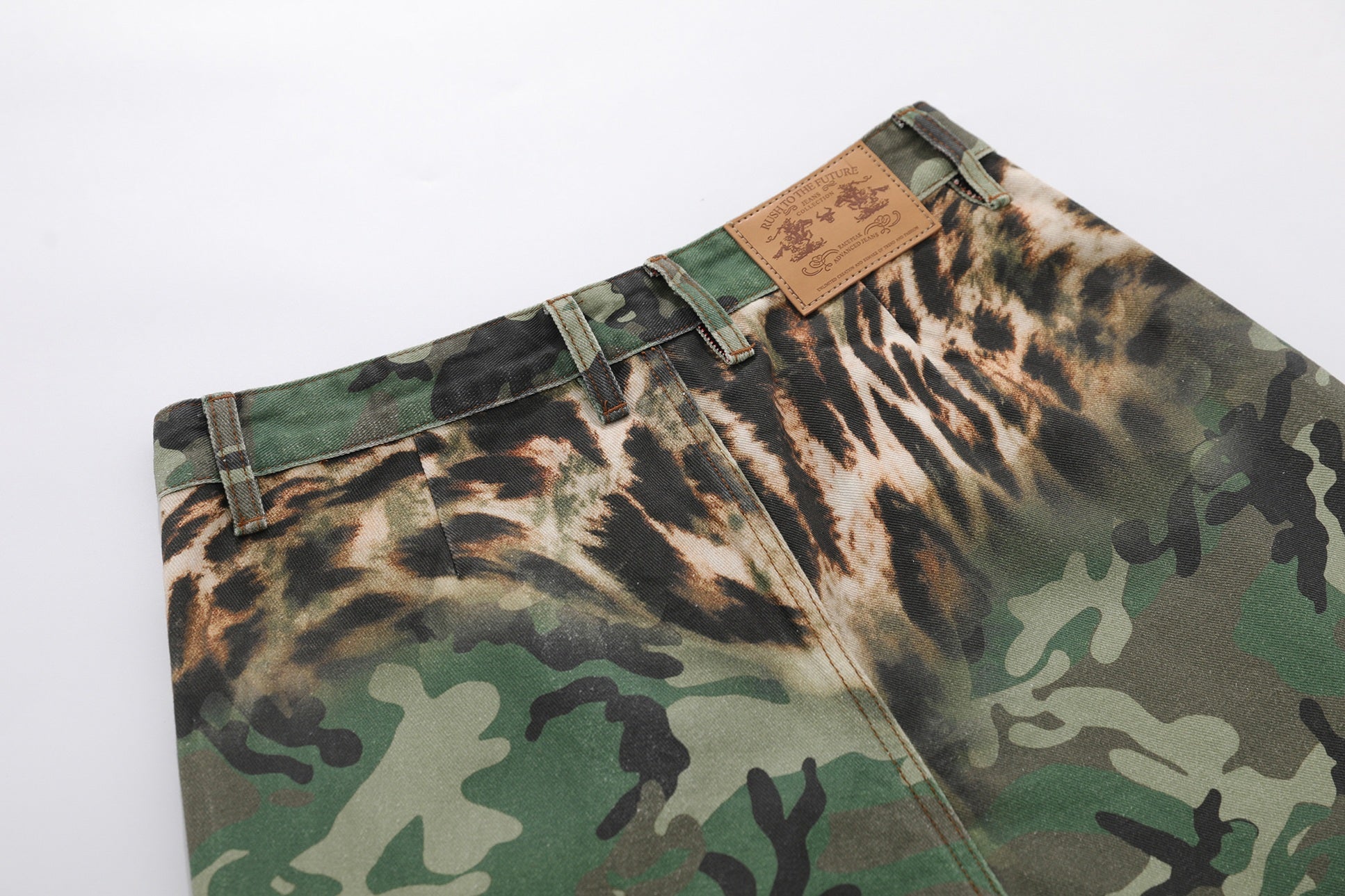 Omirad Leopard Camo Cargo Pants