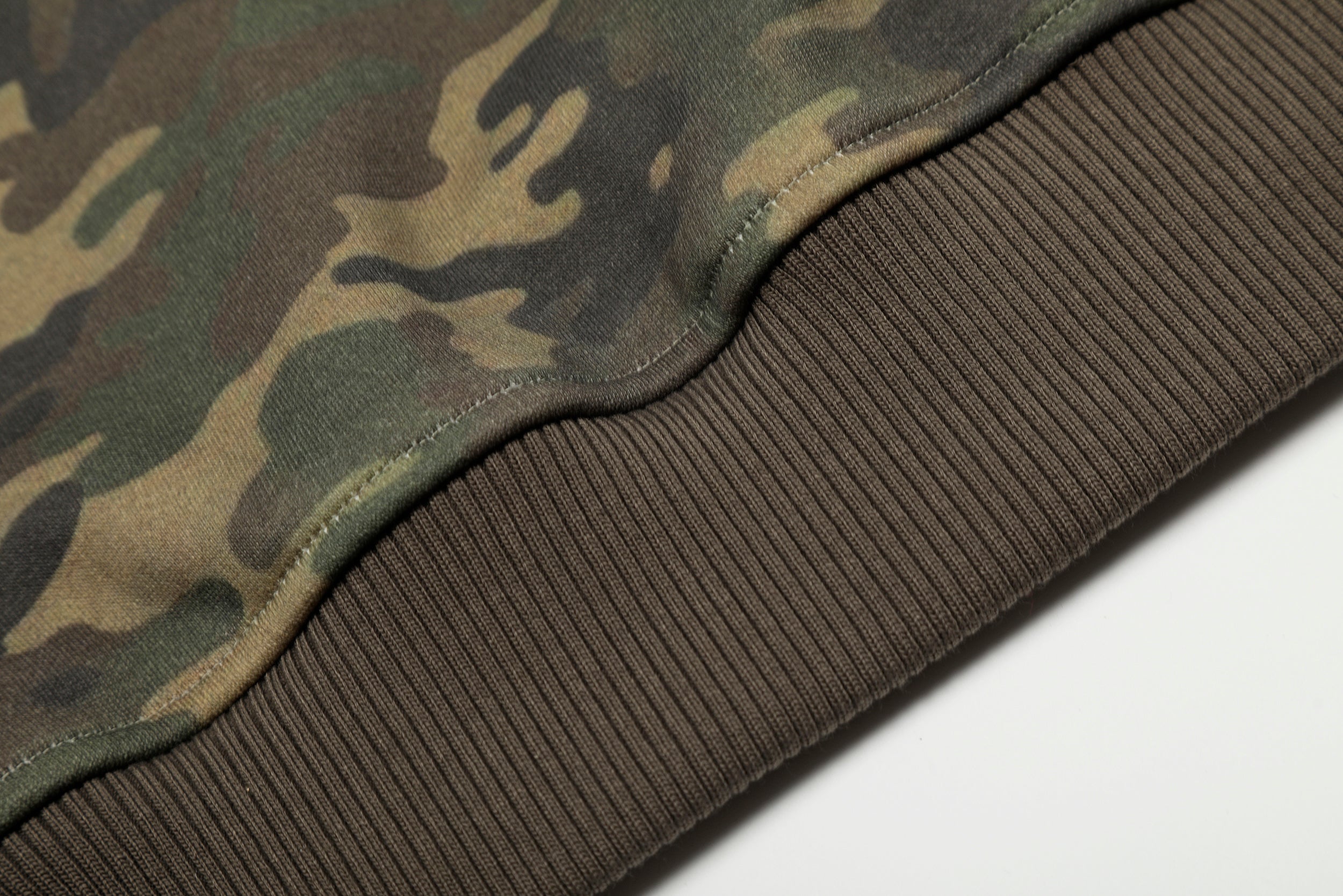 Omirad Camo Chenille Patch Half-Zip Hoodie