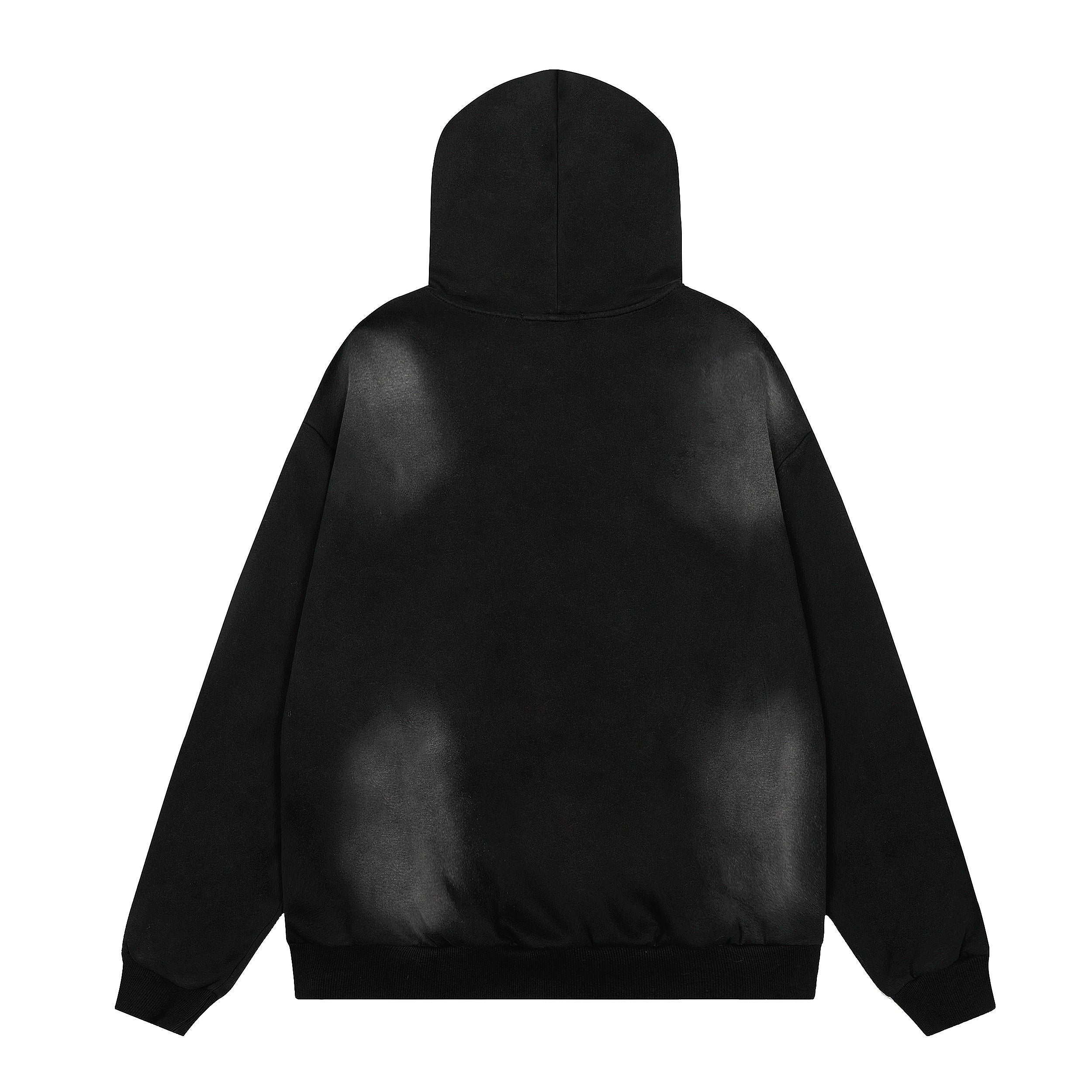 Omirad “Change” Spray-Fade Varsity Hoodie Jacket