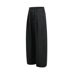 Omirad “Minimal Pleated Wide-Leg Pants”