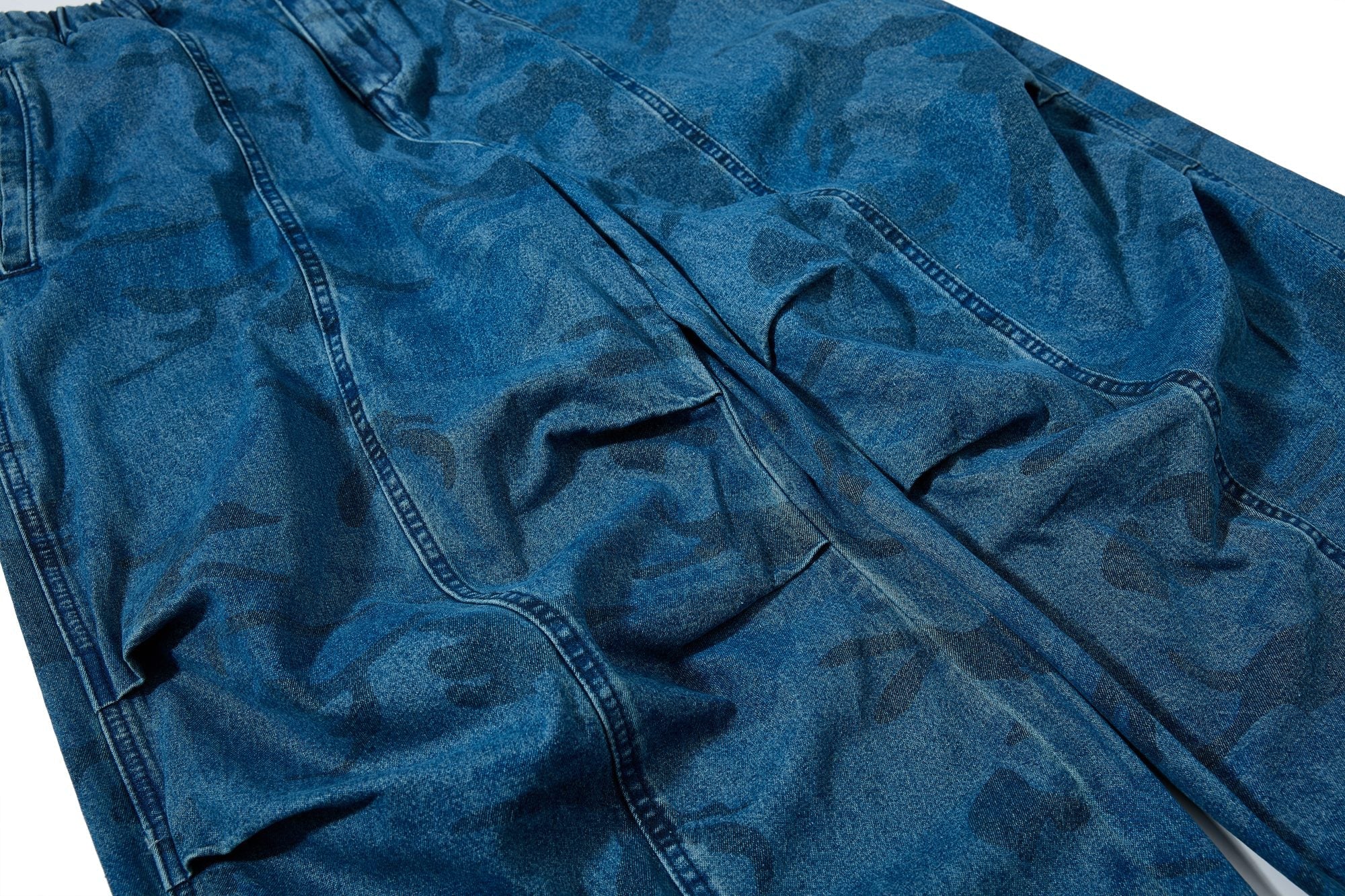 Omirad Washed Camo Baggy Jeans