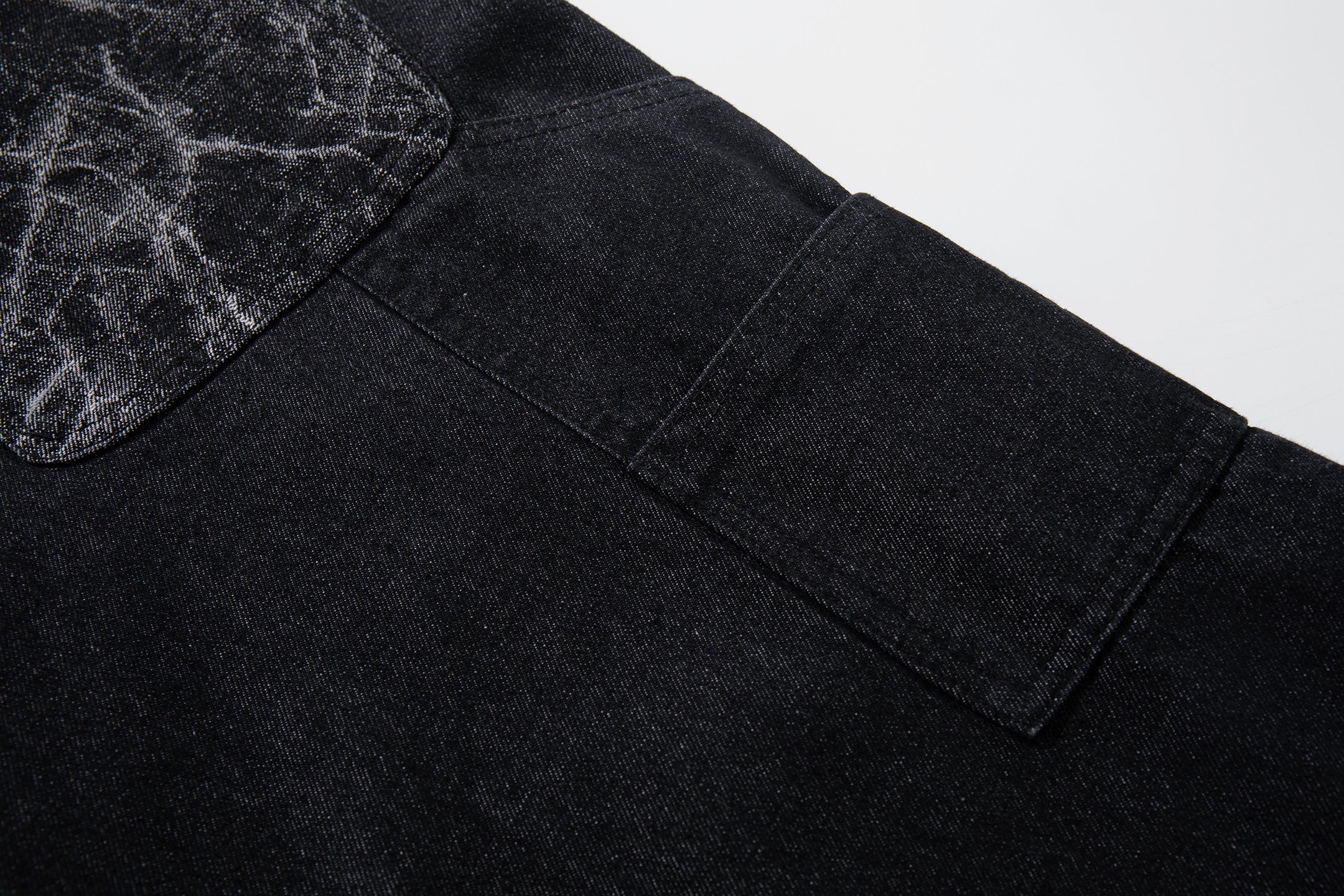 Omirad Cracked Panel Wide-Leg Pants