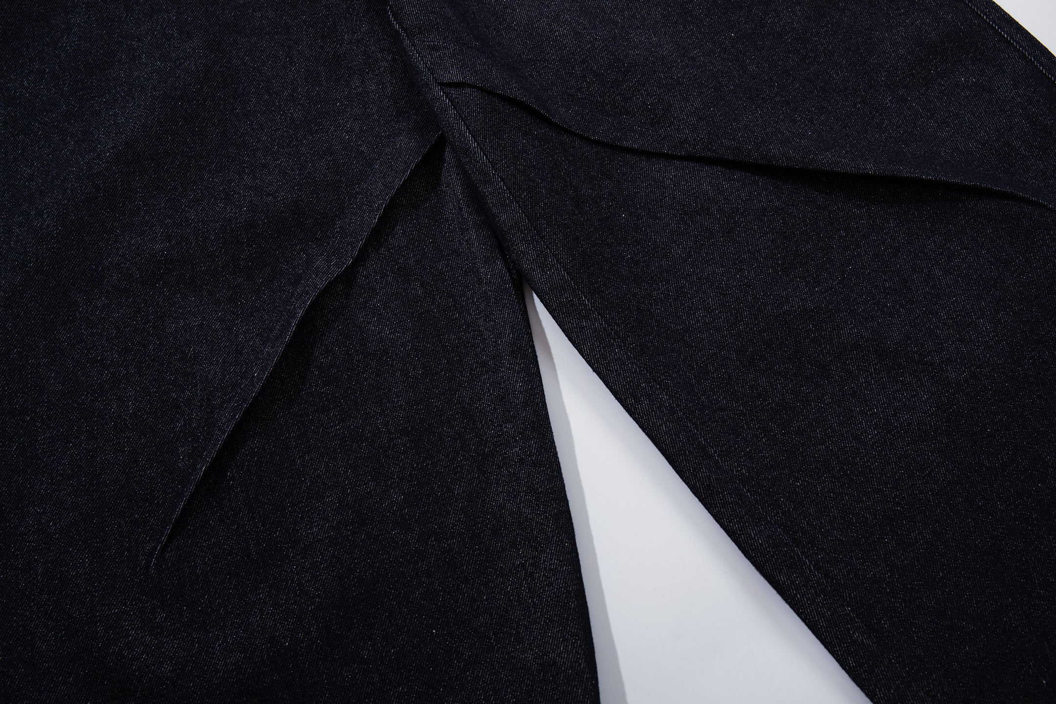Omirad Panel Construction Wide Leg Denim Pants