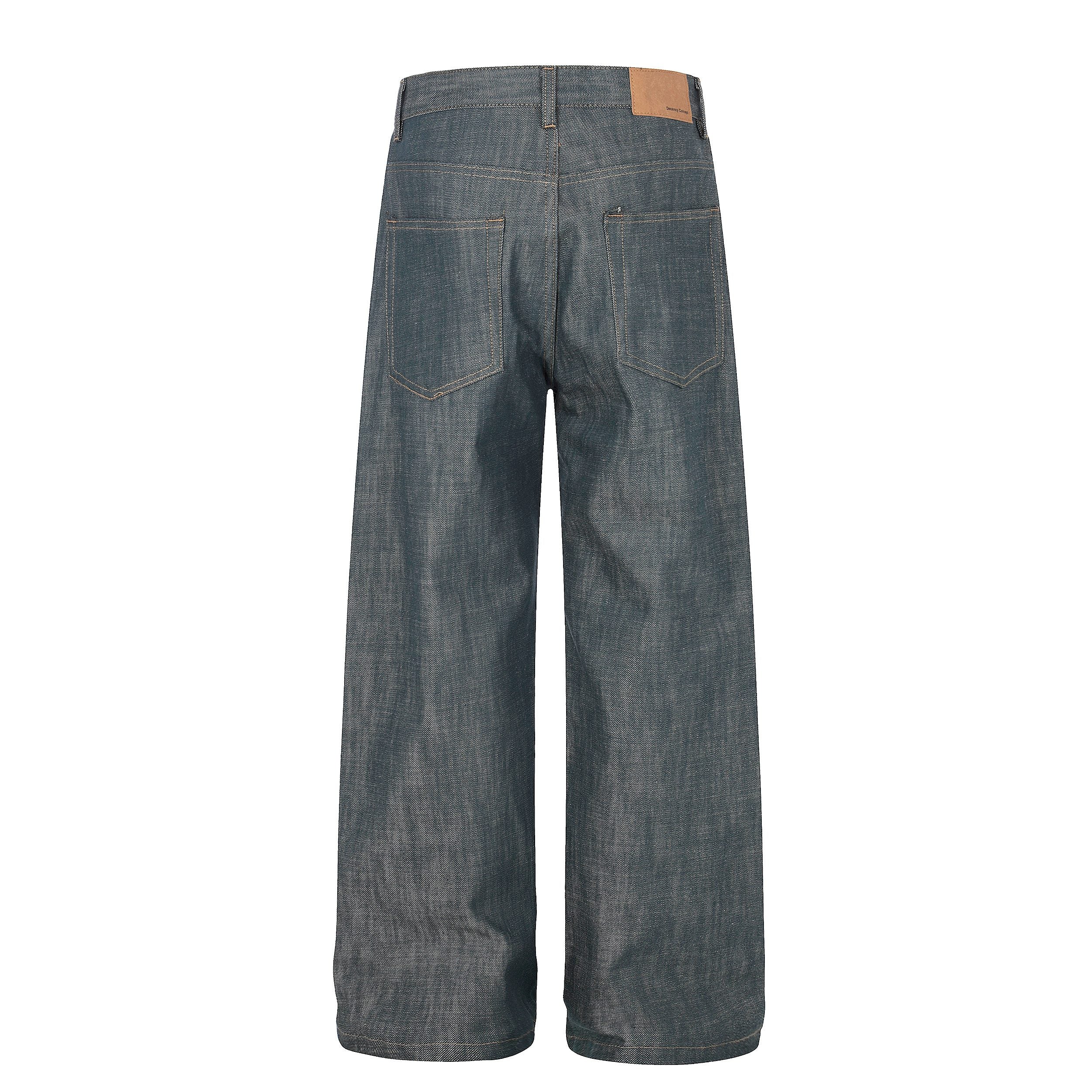 Omirad “Washed Grey Button Denim Jeans”