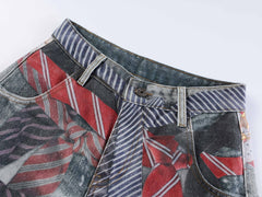 Omirad “Tie Riot Balloon Jeans”