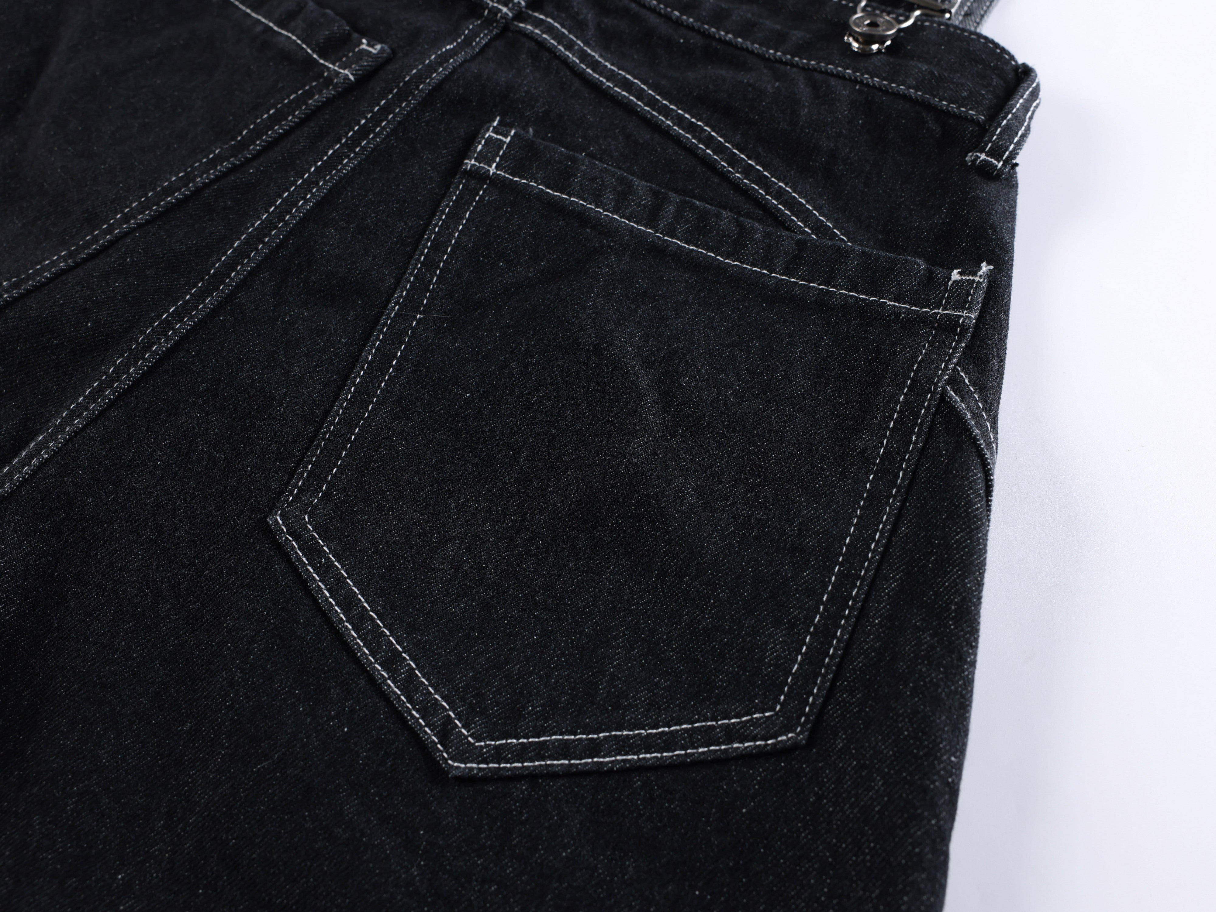 Omirad Hardware Strap Wide-Leg Jeans