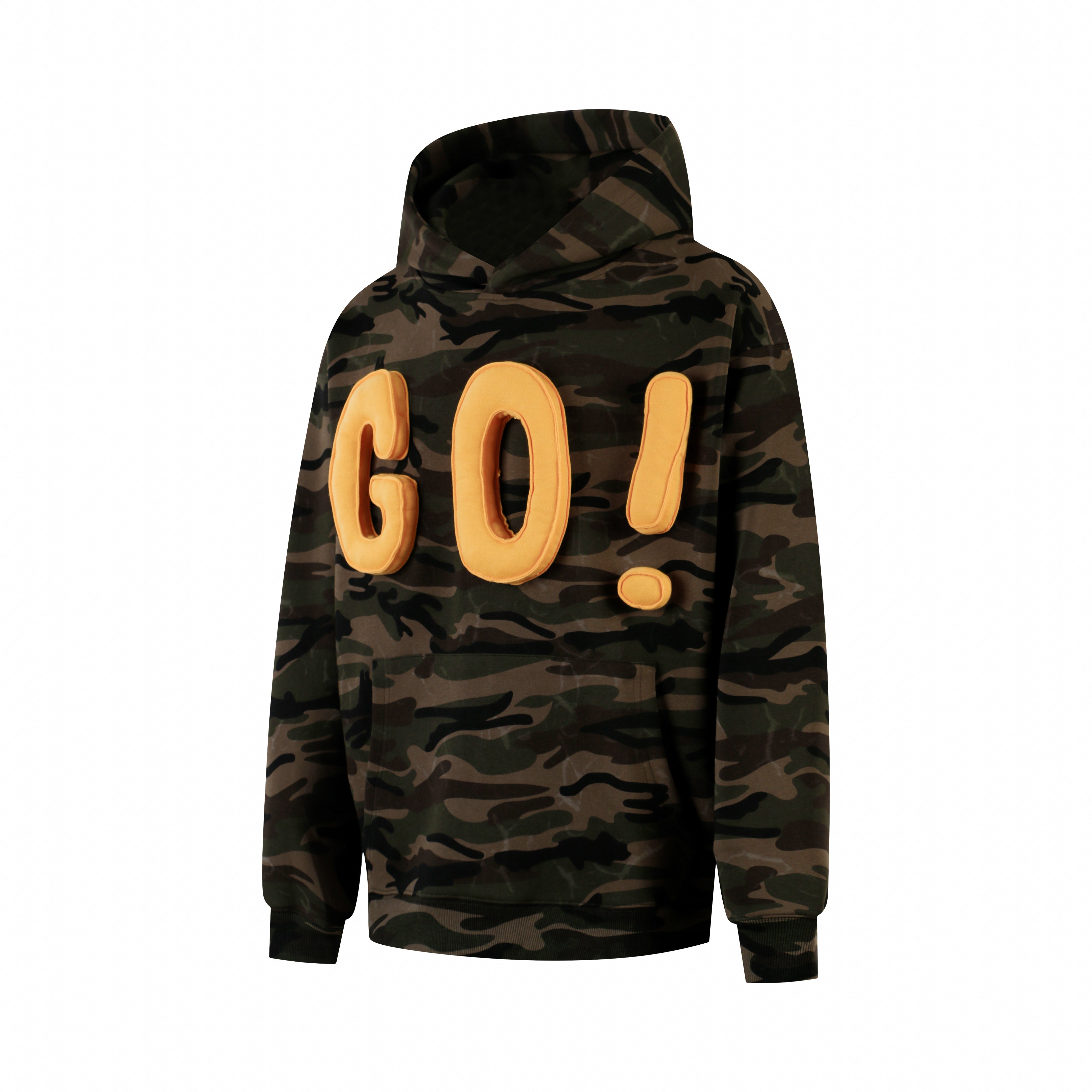 Omirad Camo “GO!” Puff Hoodie