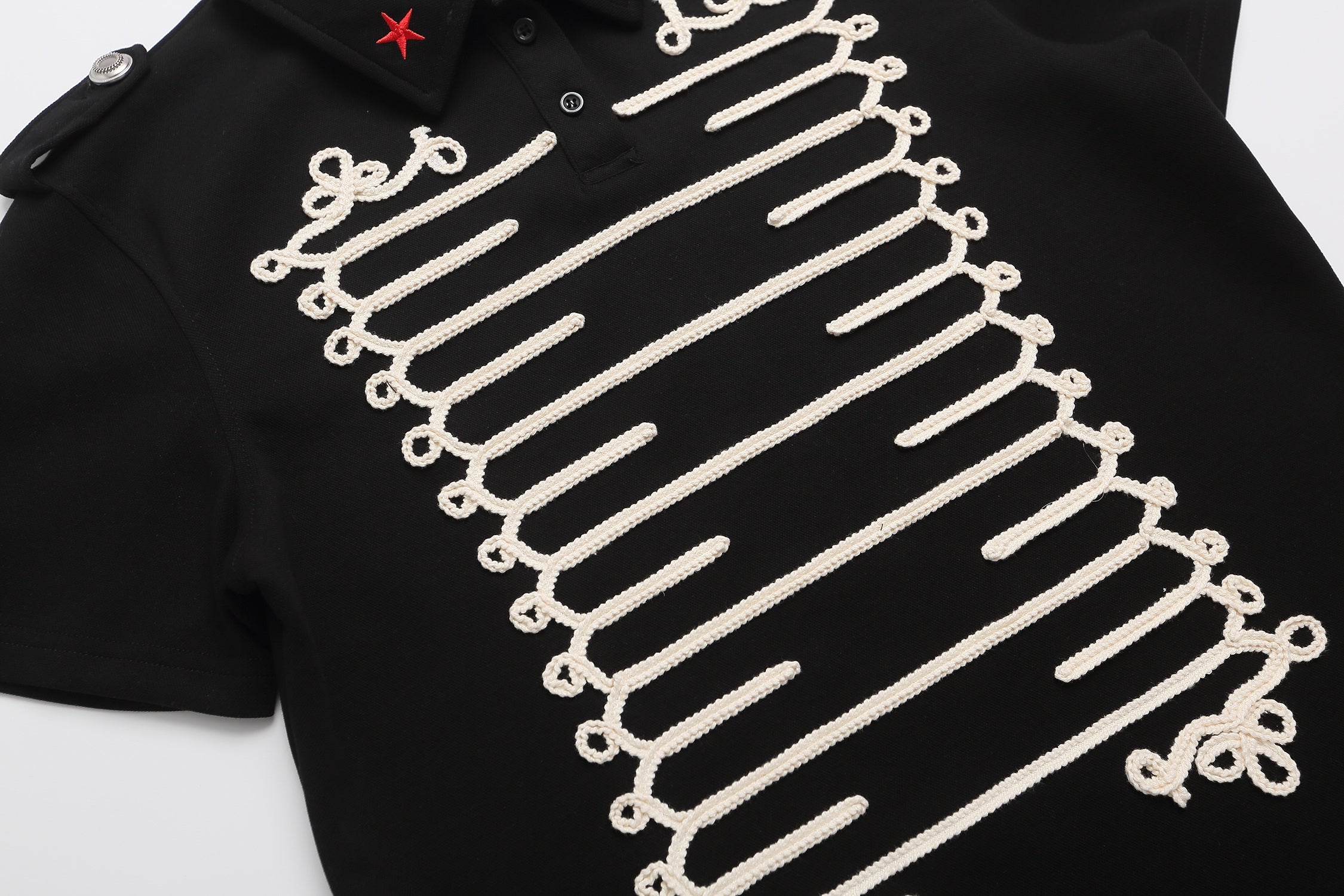 Omirad Military Braid Polo Shirt