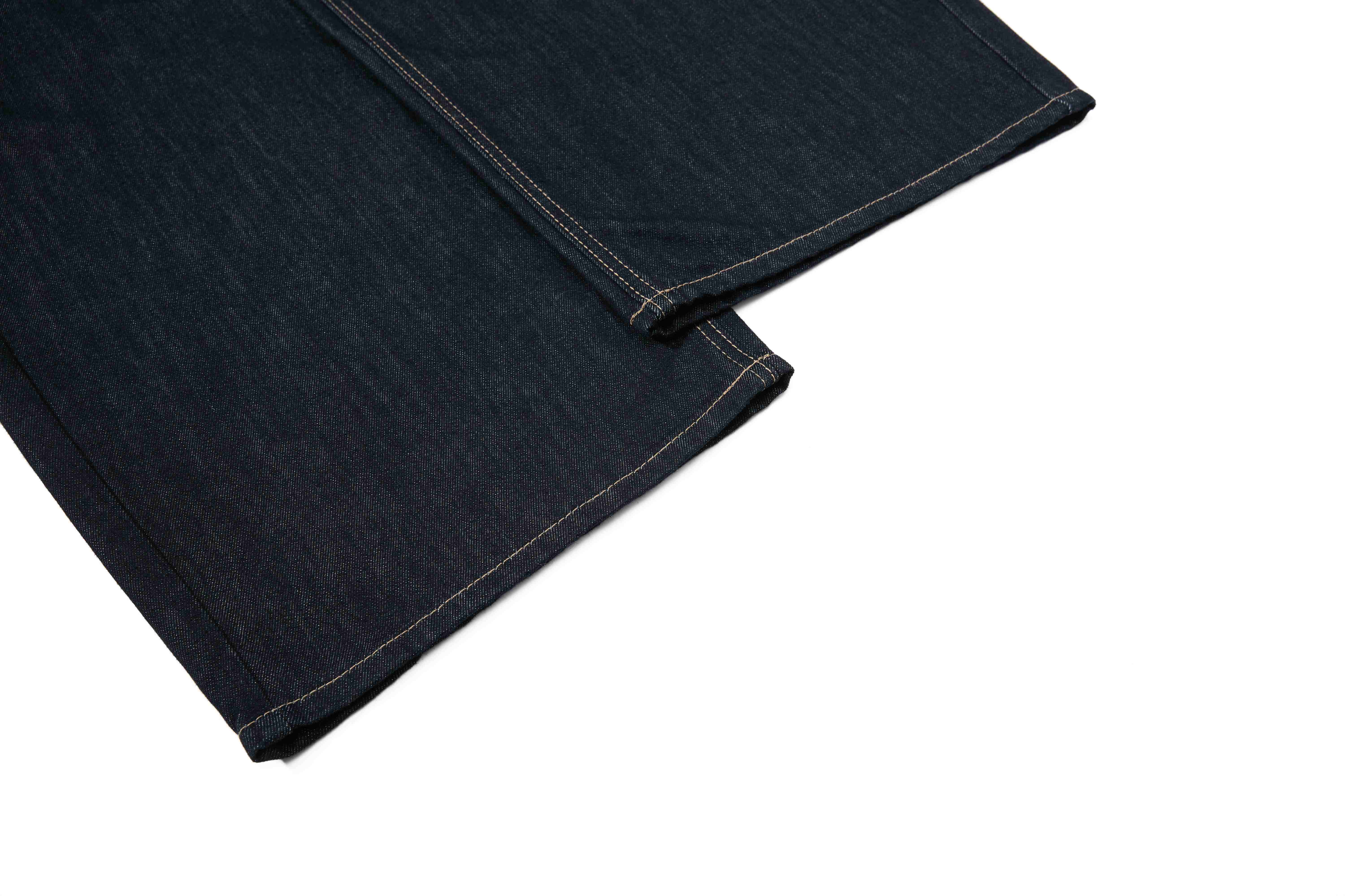 Omirad Buckle Detail Wide-Leg Denim Pants