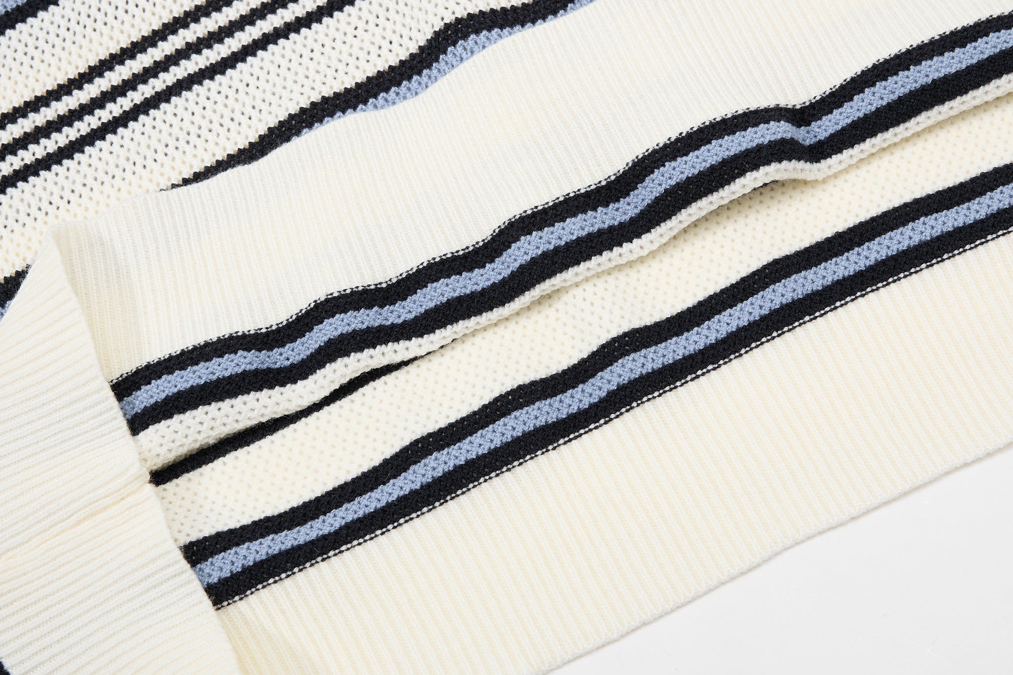 Omirad “Retro Stripe Knit Polo”