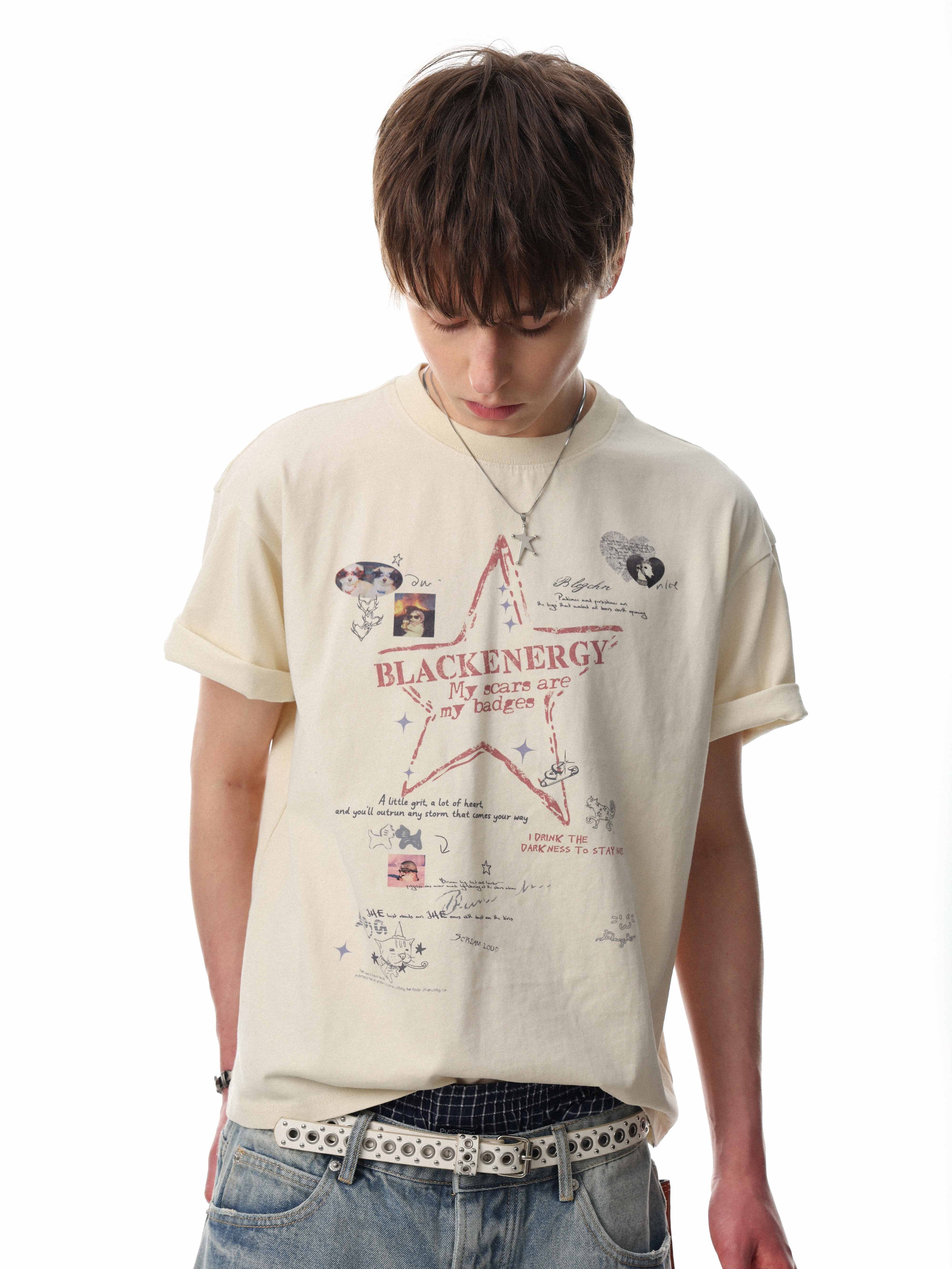 Omirad “Star Script Graphic Tee”