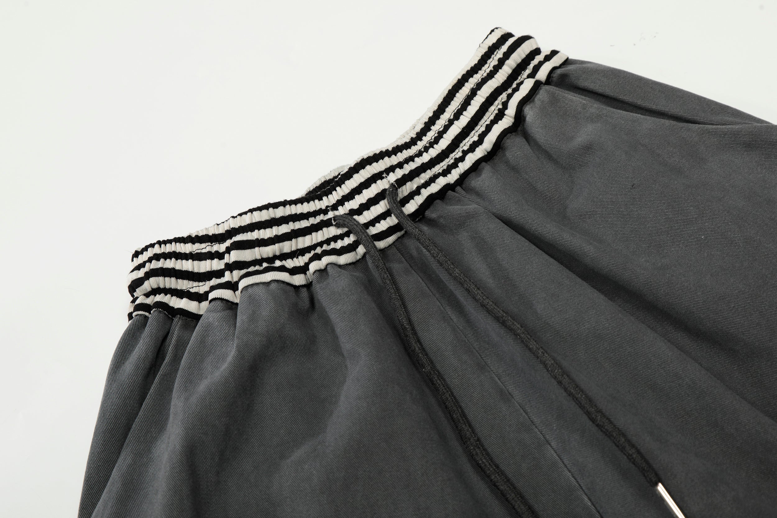 Omirad Washed Cargo Wide-Leg Pants