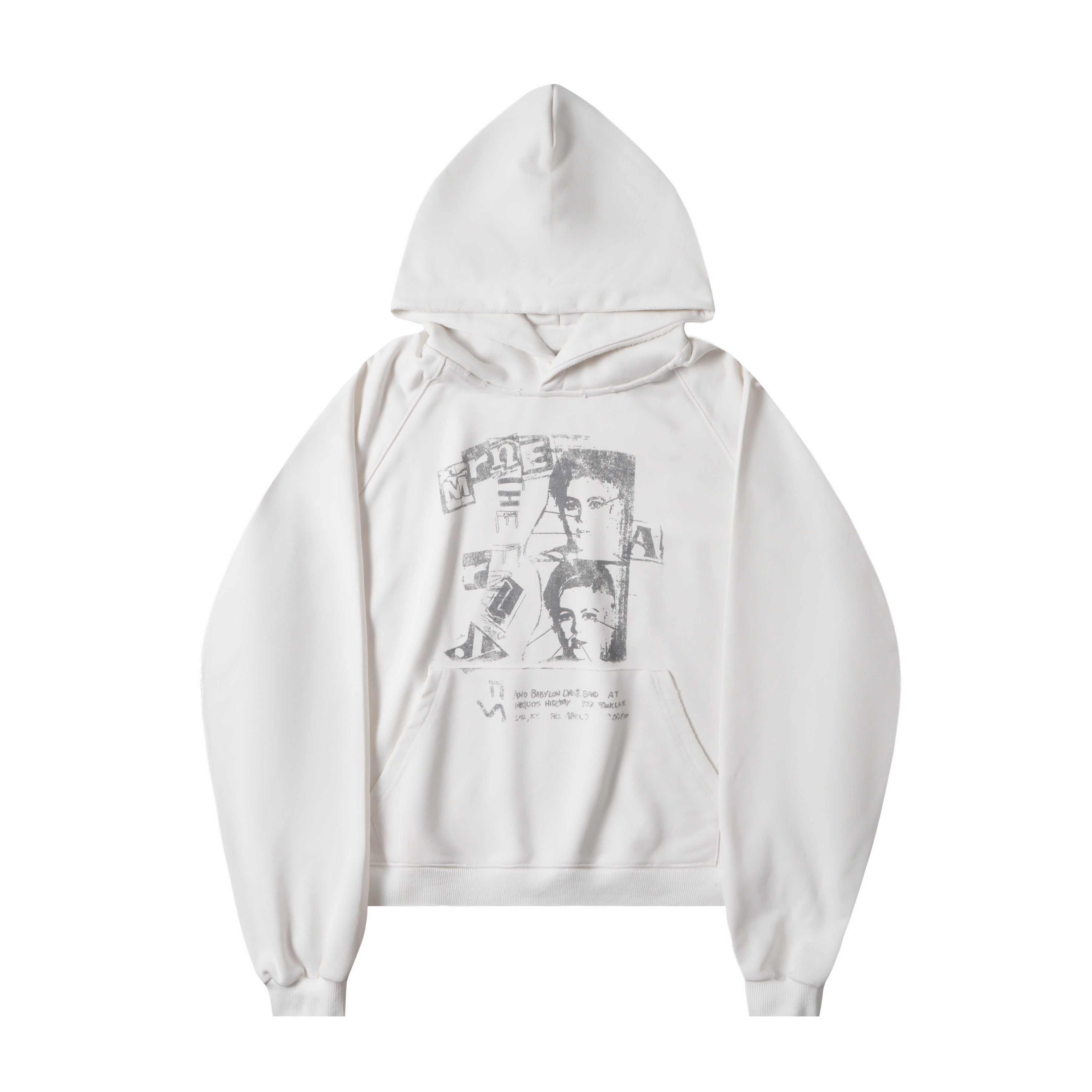 Omirad Portrait Graphic Pullover Hoodie