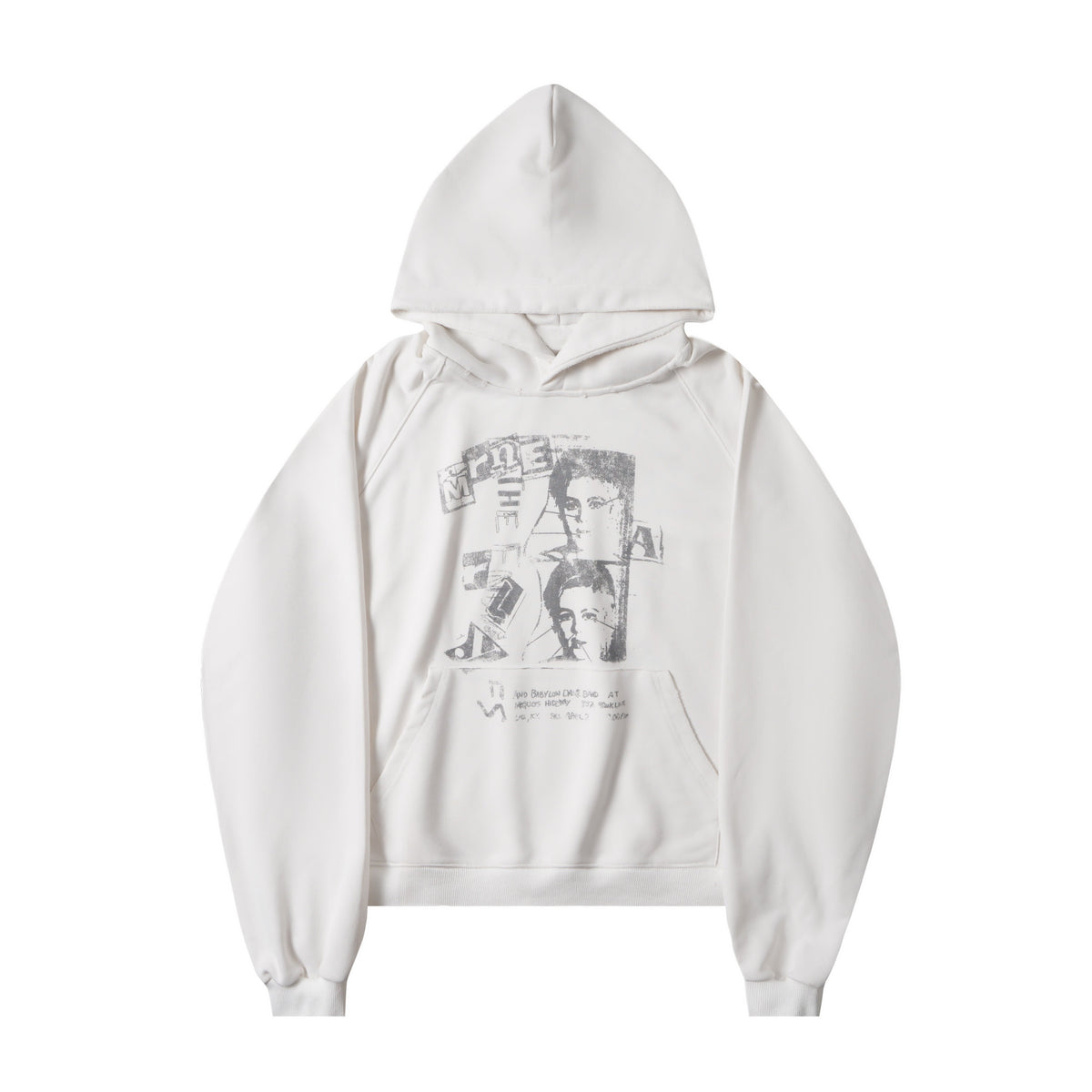 Omirad Portrait Graphic Pullover Hoodie