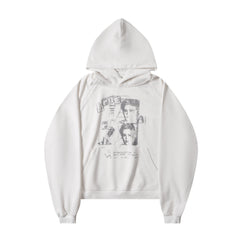 Omirad Portrait Graphic Pullover Hoodie
