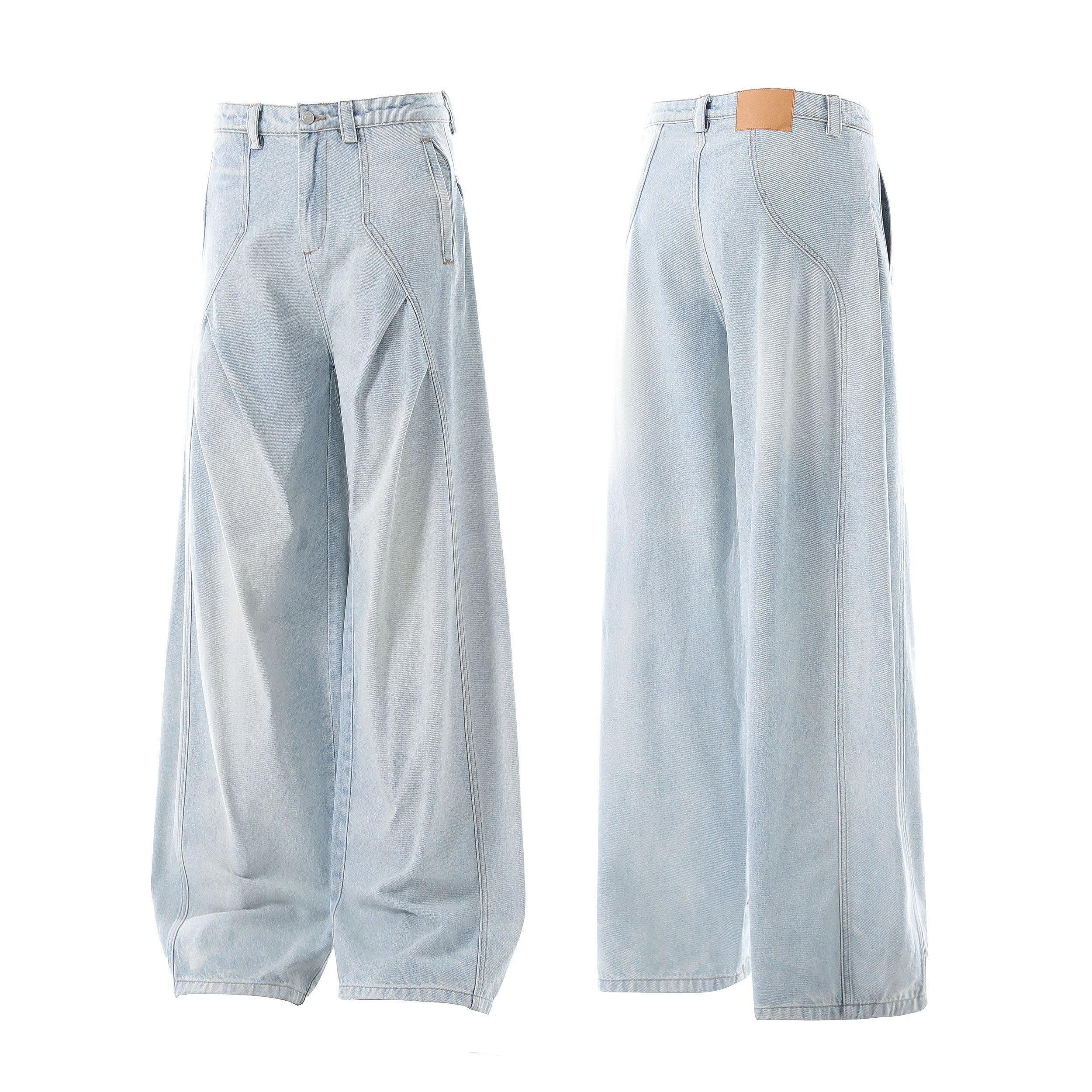 Omirad “Ice Fade Panel Denim”