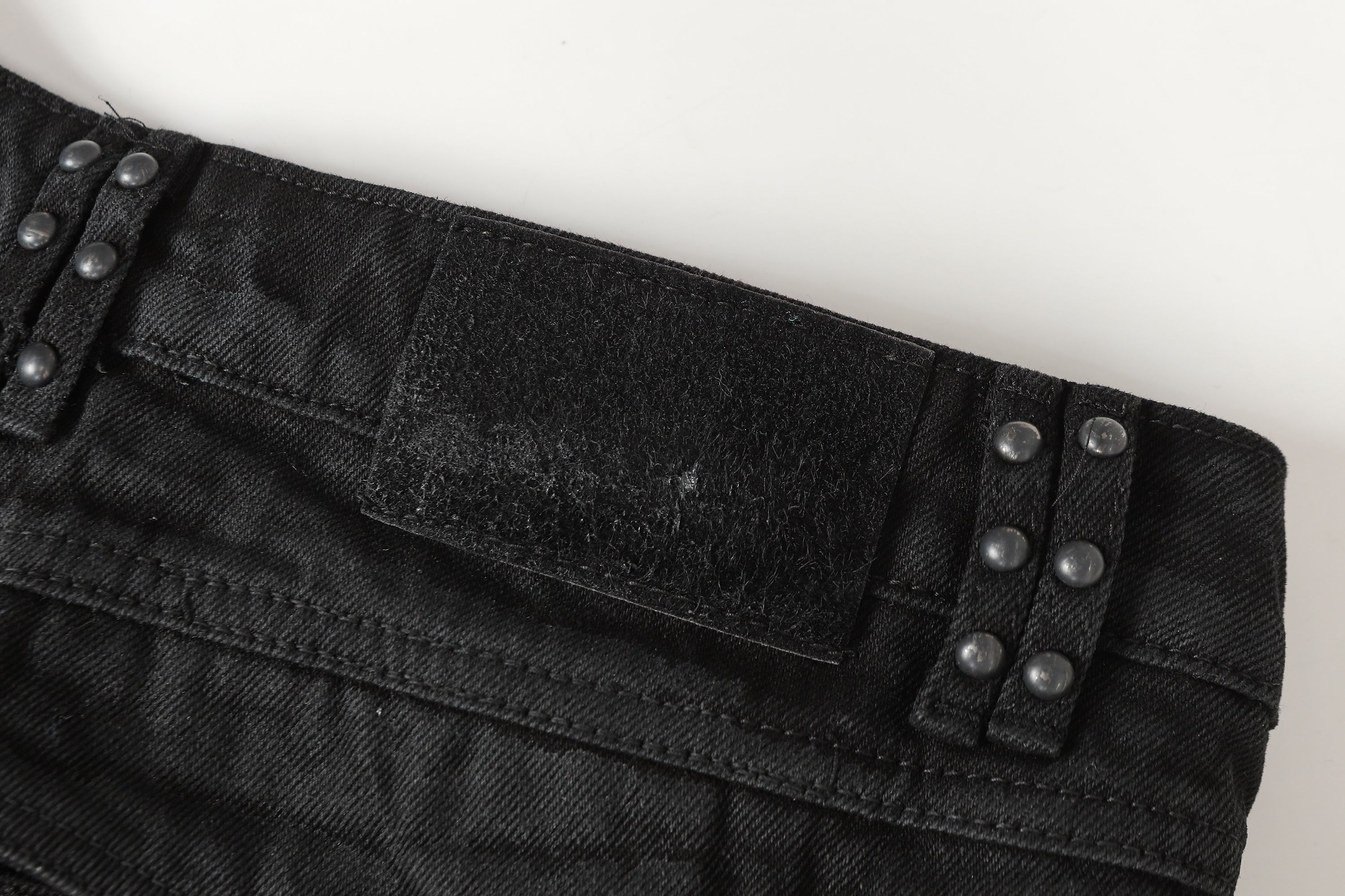 Omirad Studded Panel Wide-Leg Jeans