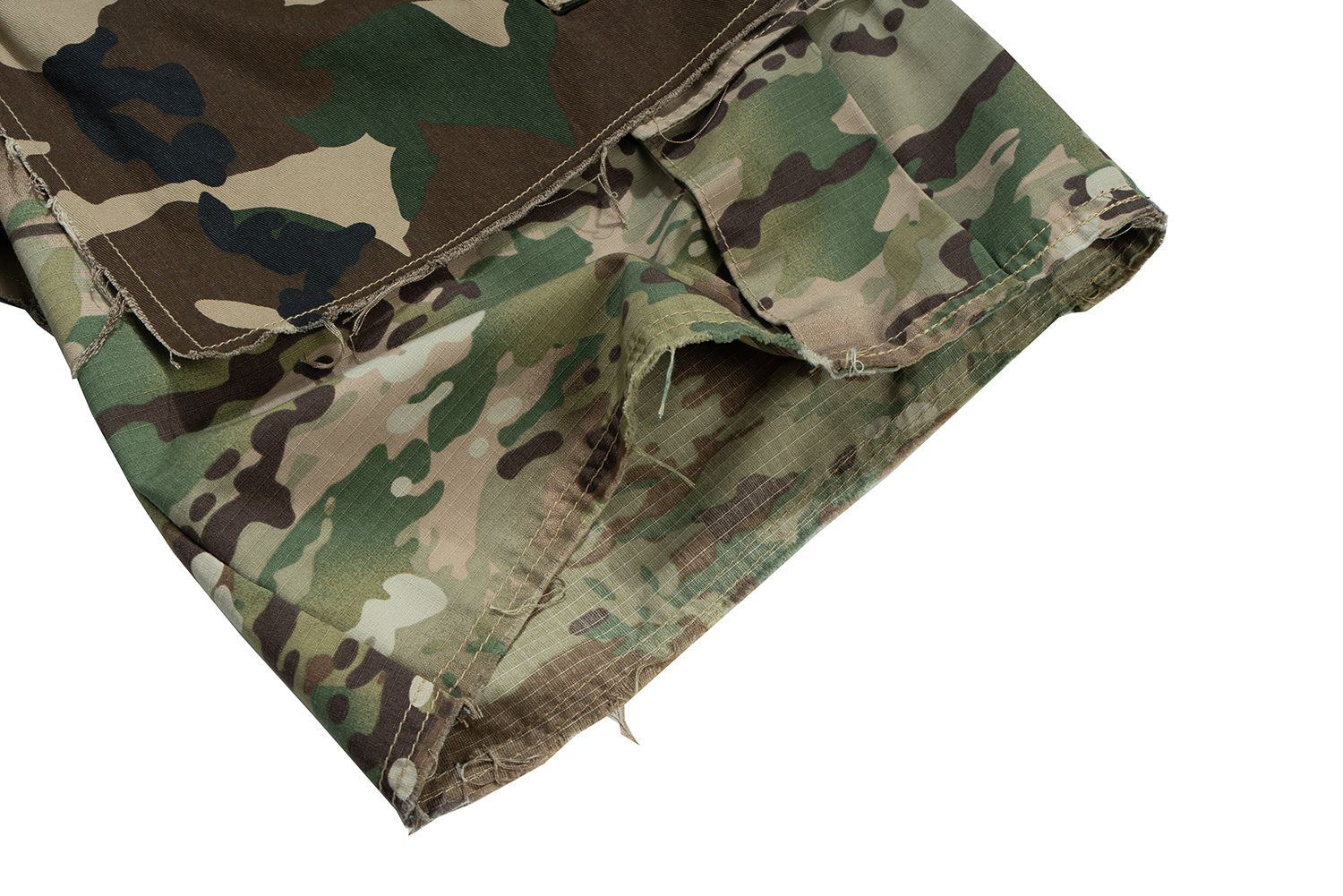 Omirad Tactical Patchwork Camo Shorts