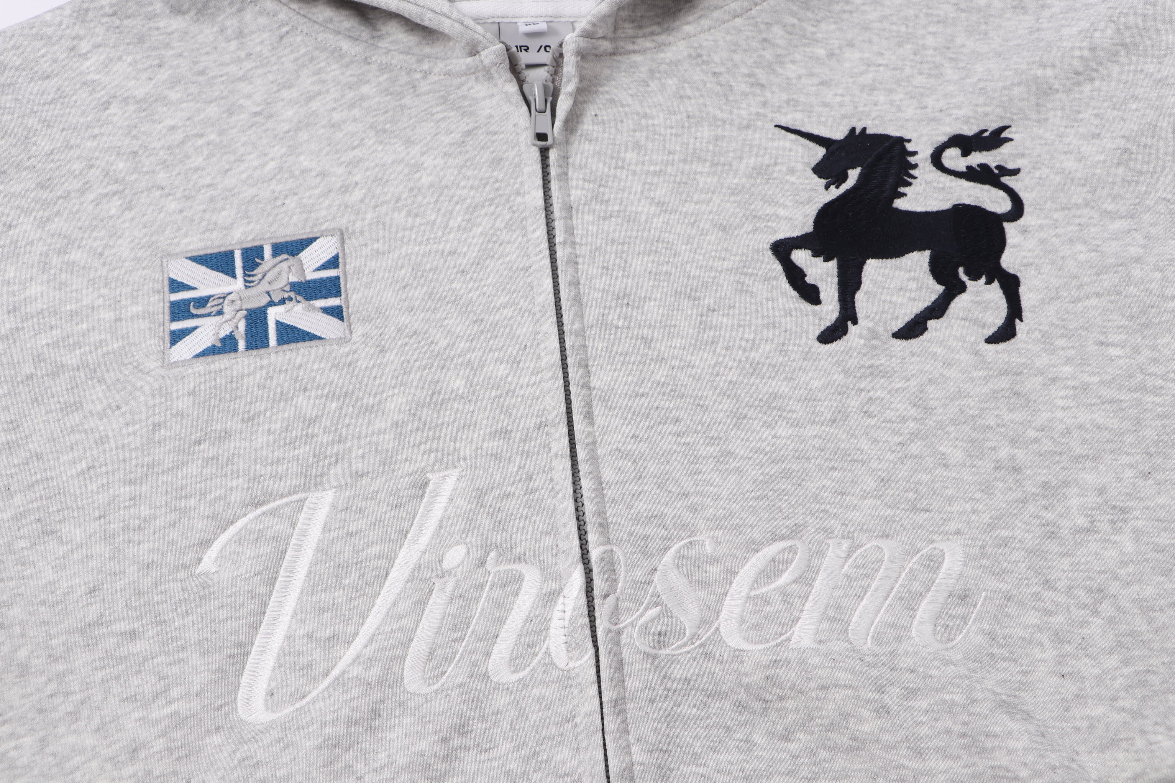 Omirad Unicorn Varsity Zip Hoodie