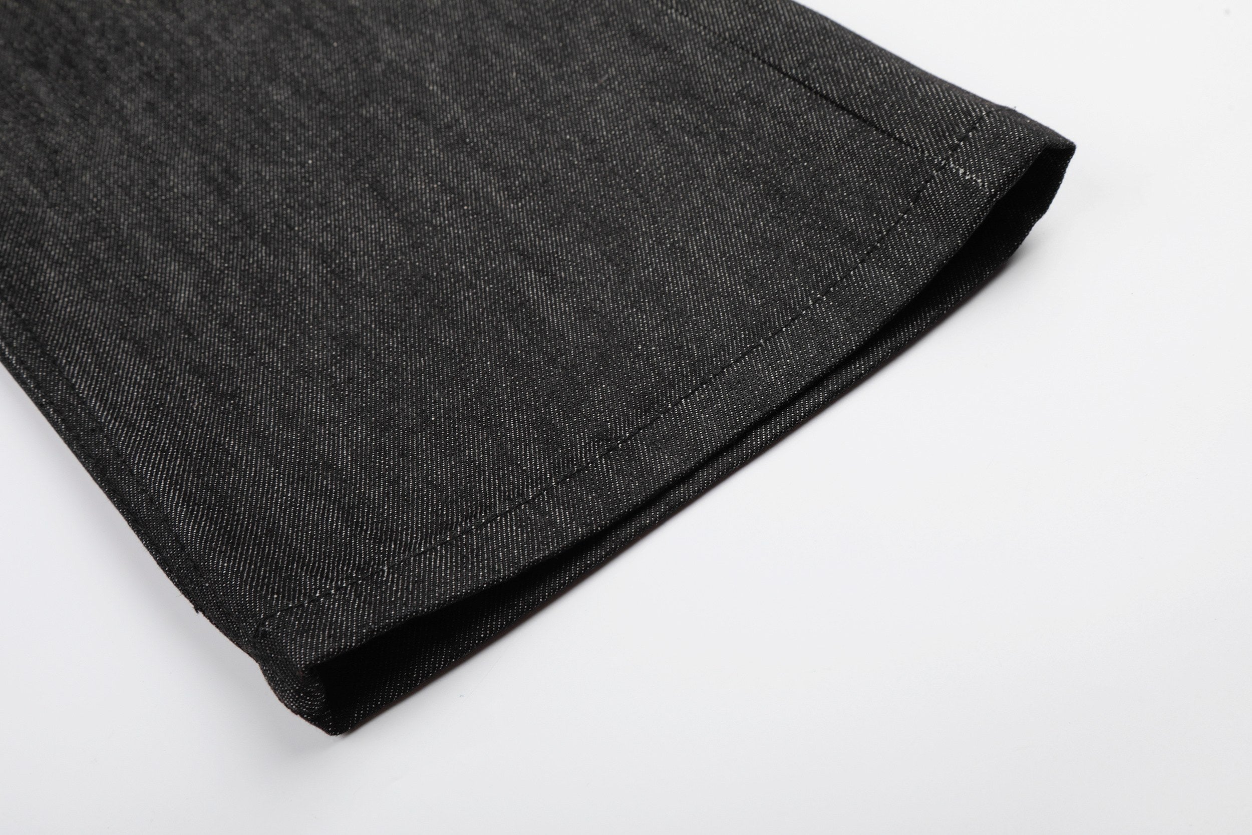 Omirad “Black Raw Button Denim Jeans”