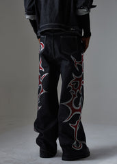 Omirad Graphic Denim Pants