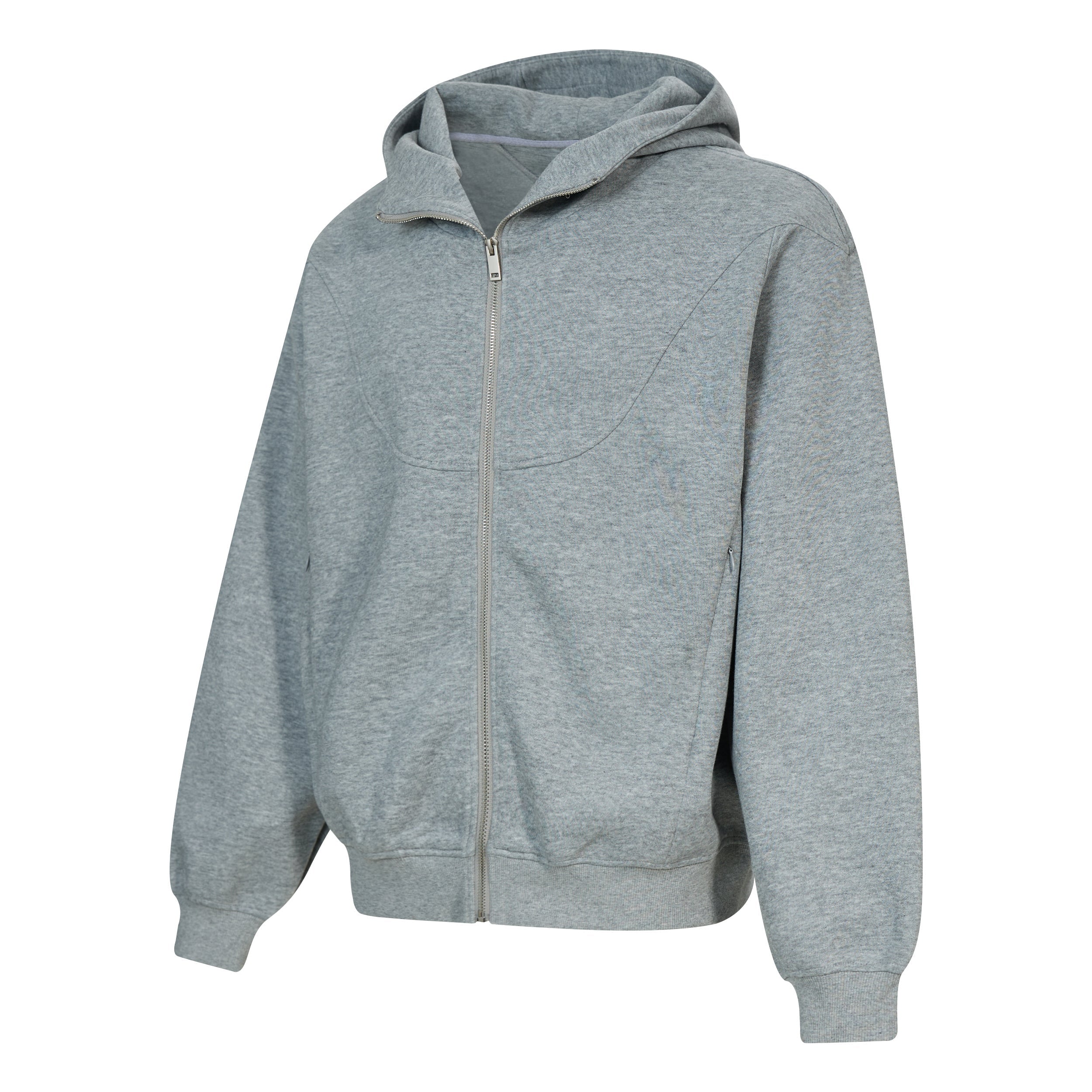 Omirad Curved Panel Full-Zip Hoodie