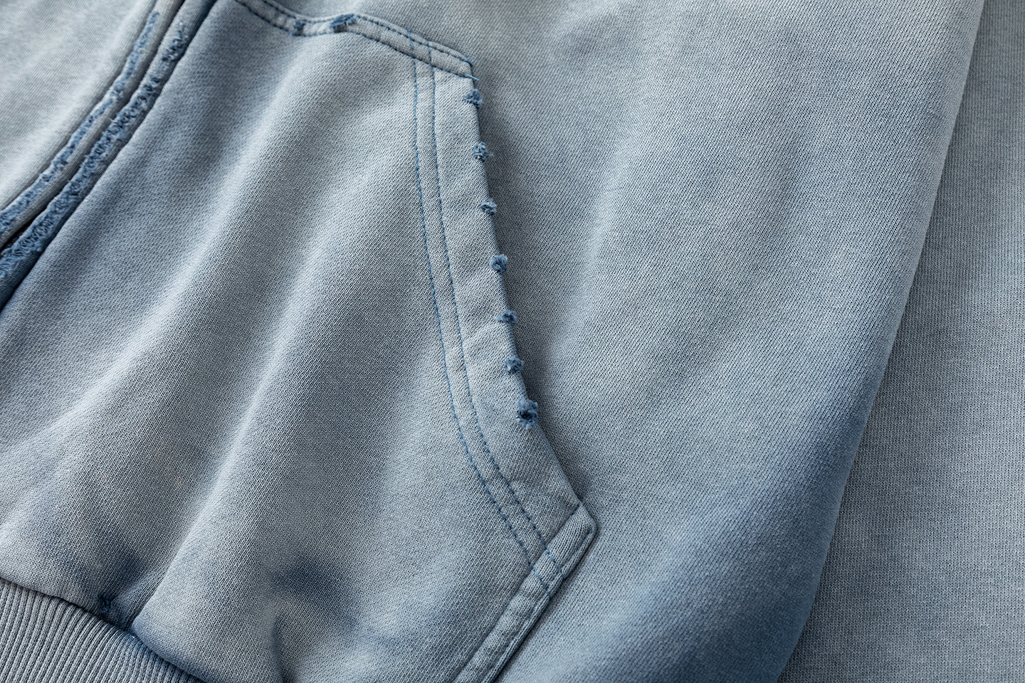 Omirad Vintage Patch Zip-Up Hoodie