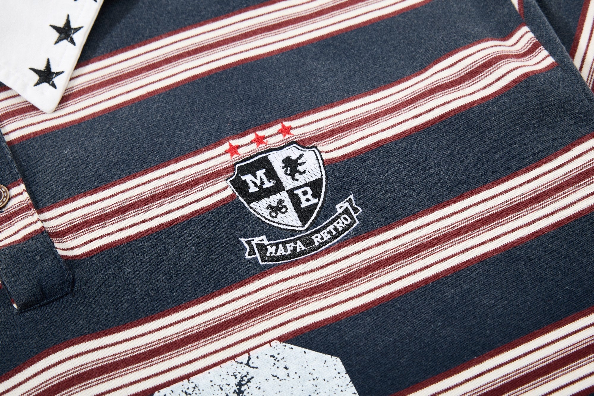 Omirad “Vintage Stripe Rugby Polo”