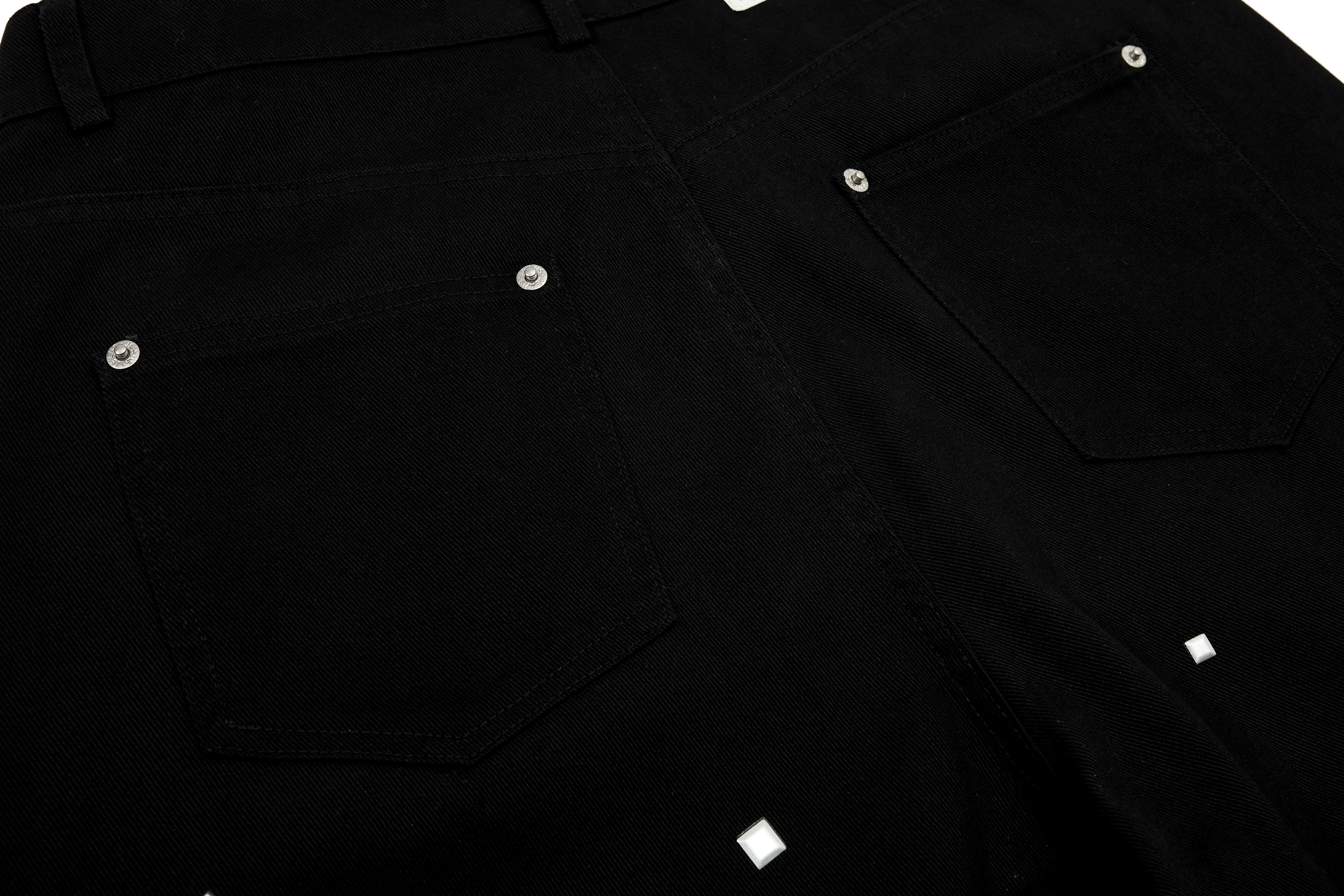 Omirad Stud Detail Wide-Leg Pants