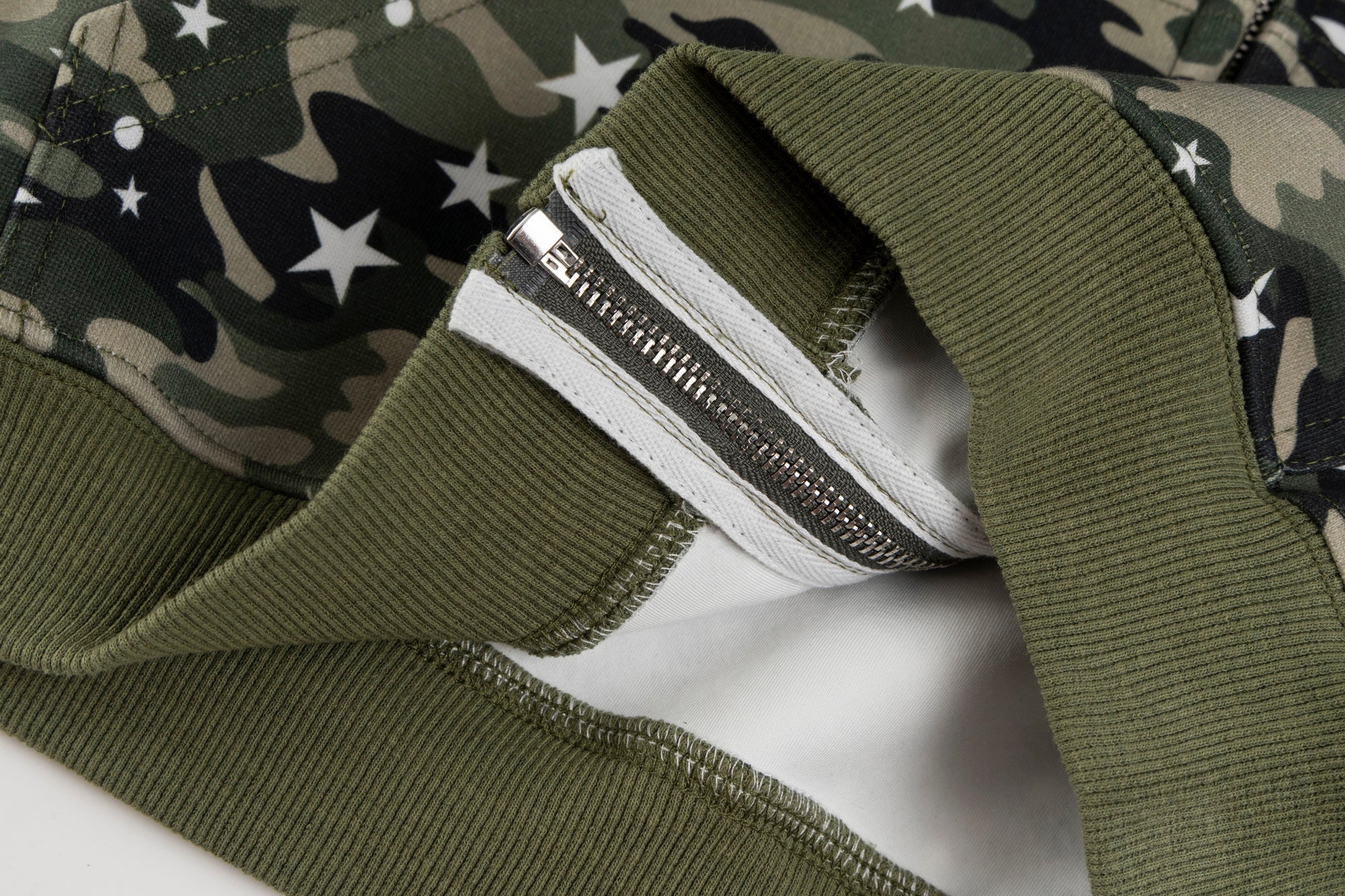 Omirad Camo Kitty Ear Zip Hoodie