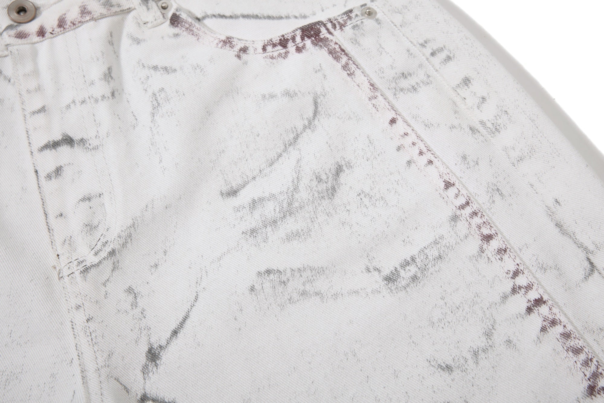 Omirad Washed Panel Denim Pants