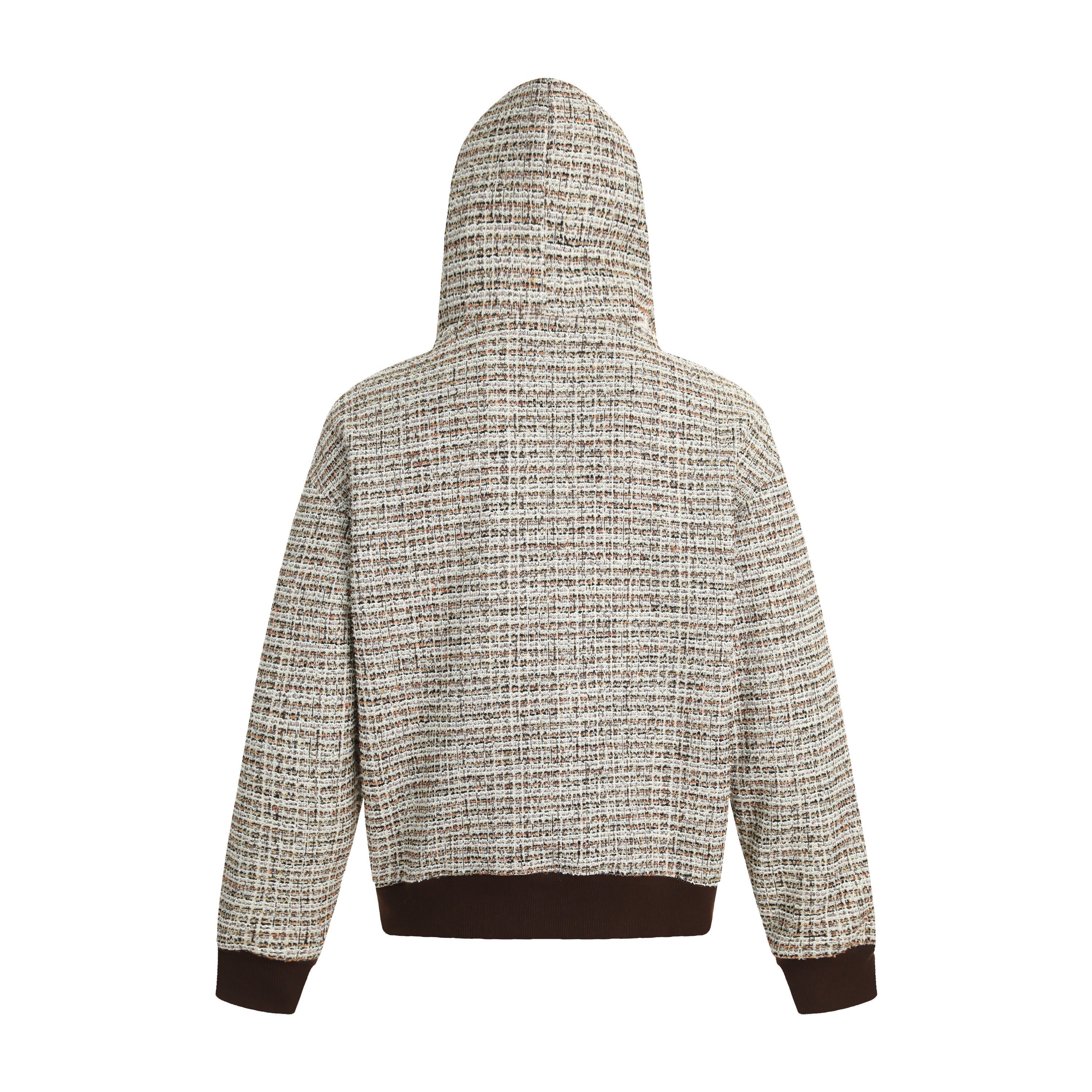 Omirad Textured Knit Hooded Sweatshirt
