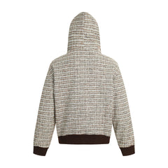Omirad Textured Knit Hooded Sweatshirt