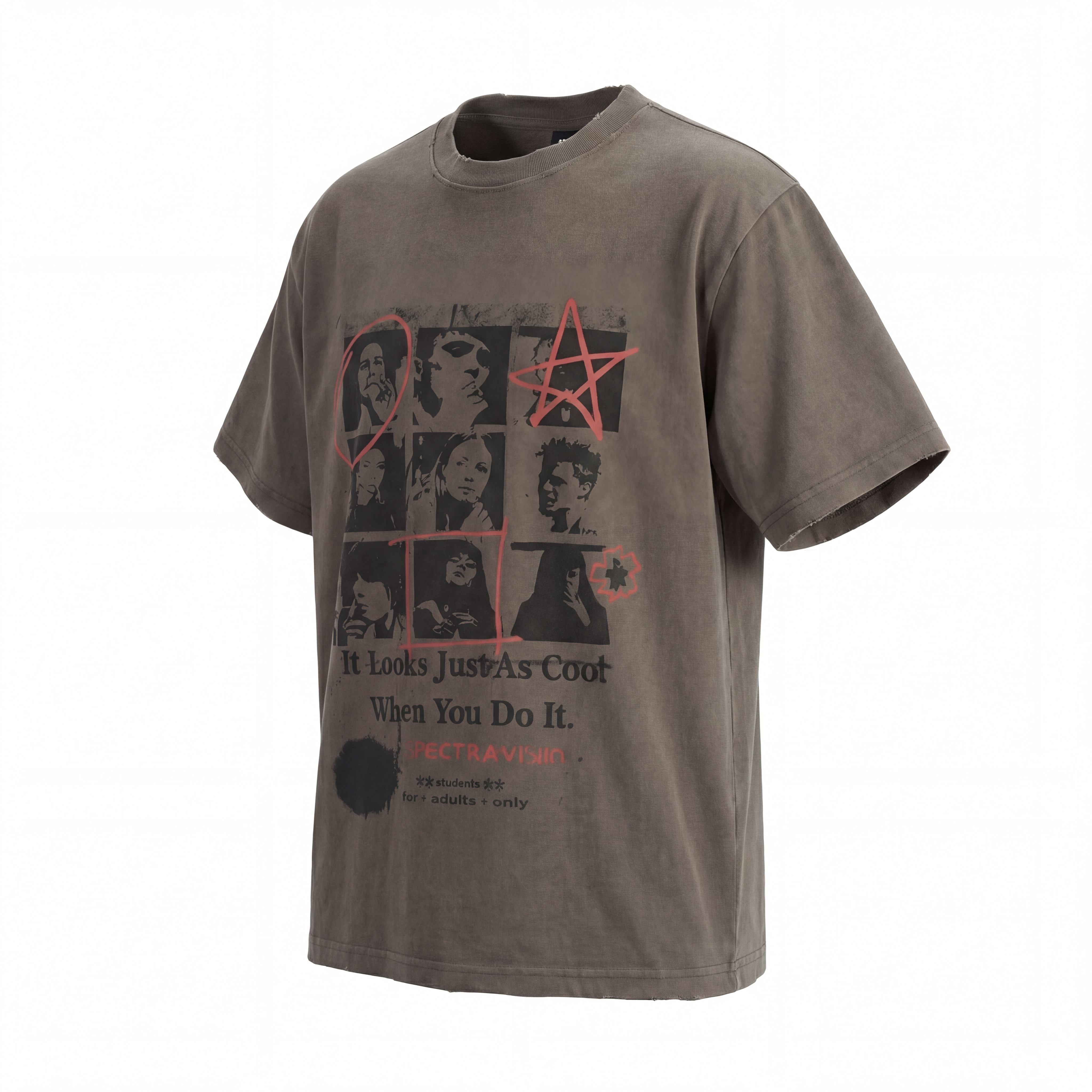 Omirad “Vintage Collage Graphic Tee”