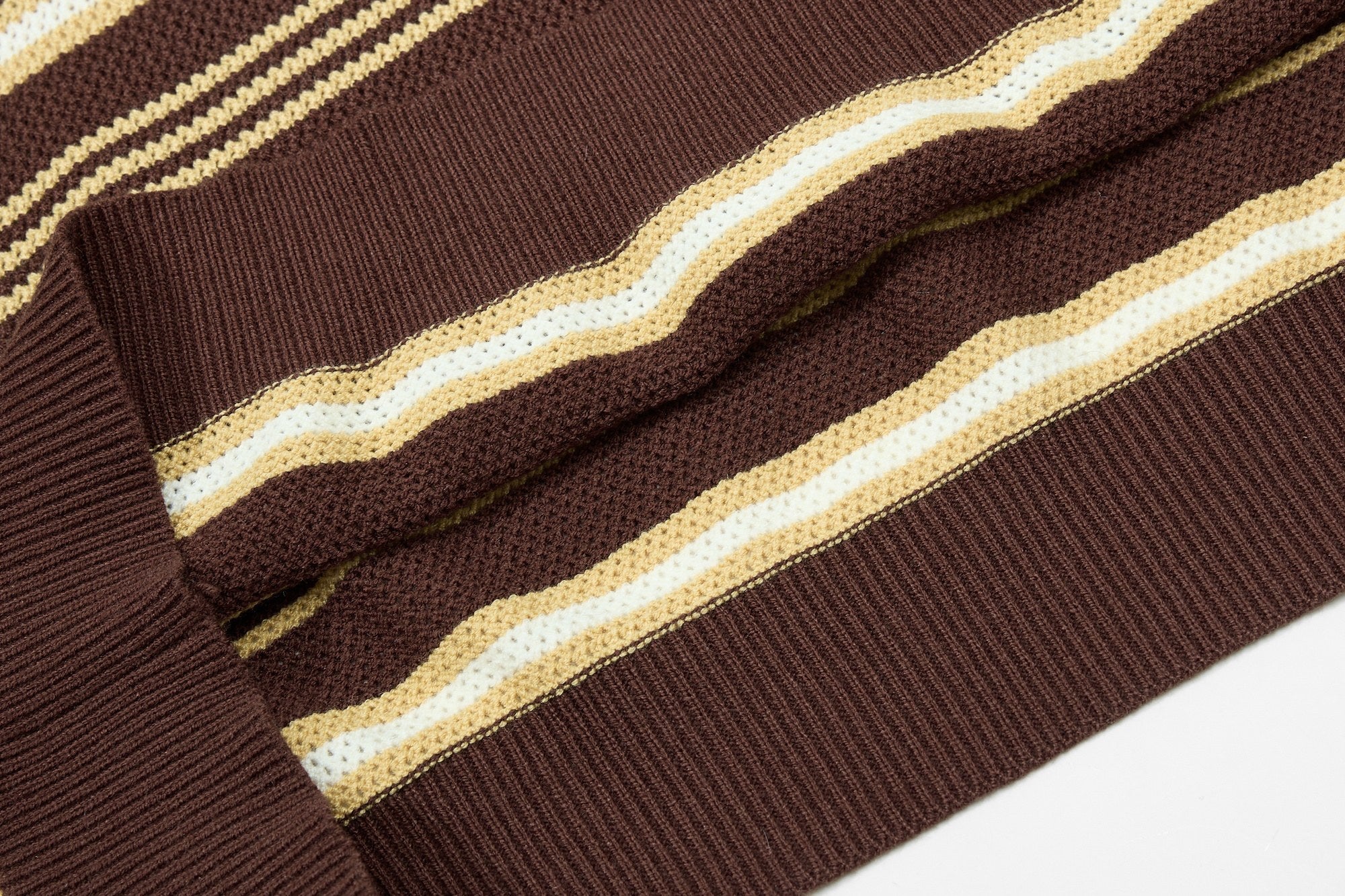 Omirad “Retro Stripe Knit Polo”