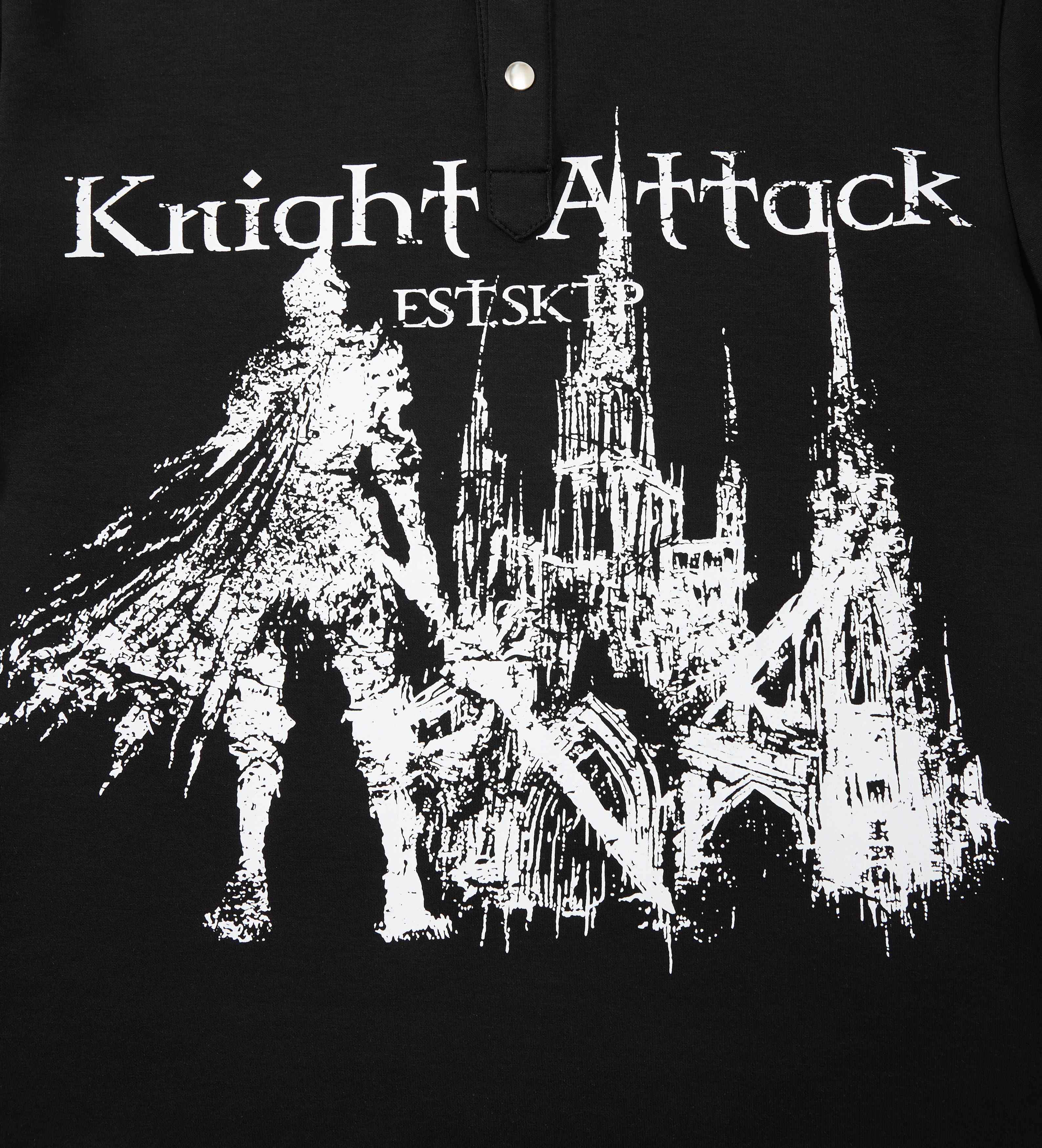 Omirad “Knight Attack Graphic Polo Tee”