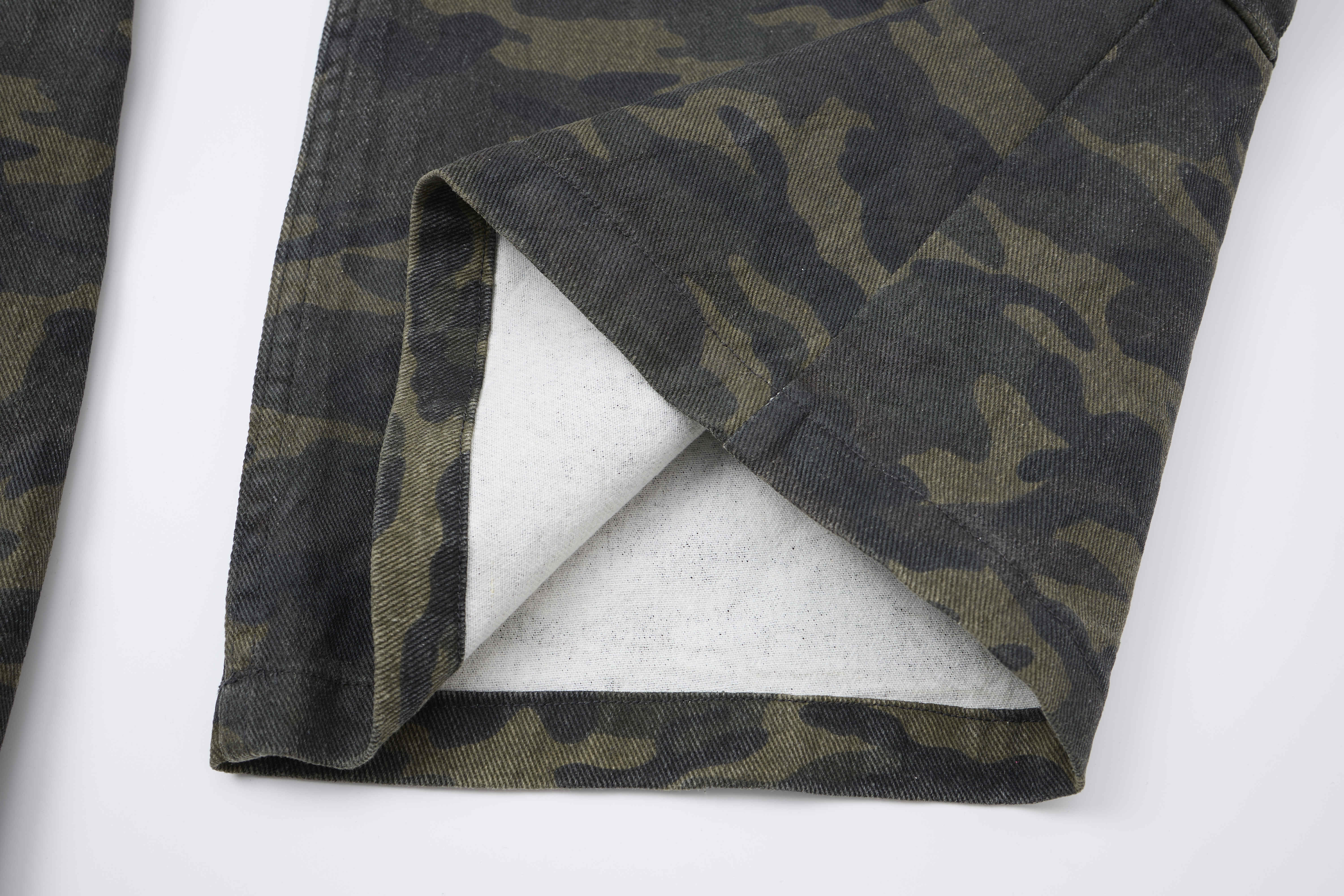 Omirad Camo Wide-Leg Cargo Pants