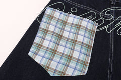 Omirad Patchwork Denim Shorts