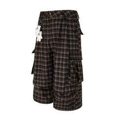 Omirad Plaid Cargo Shorts
