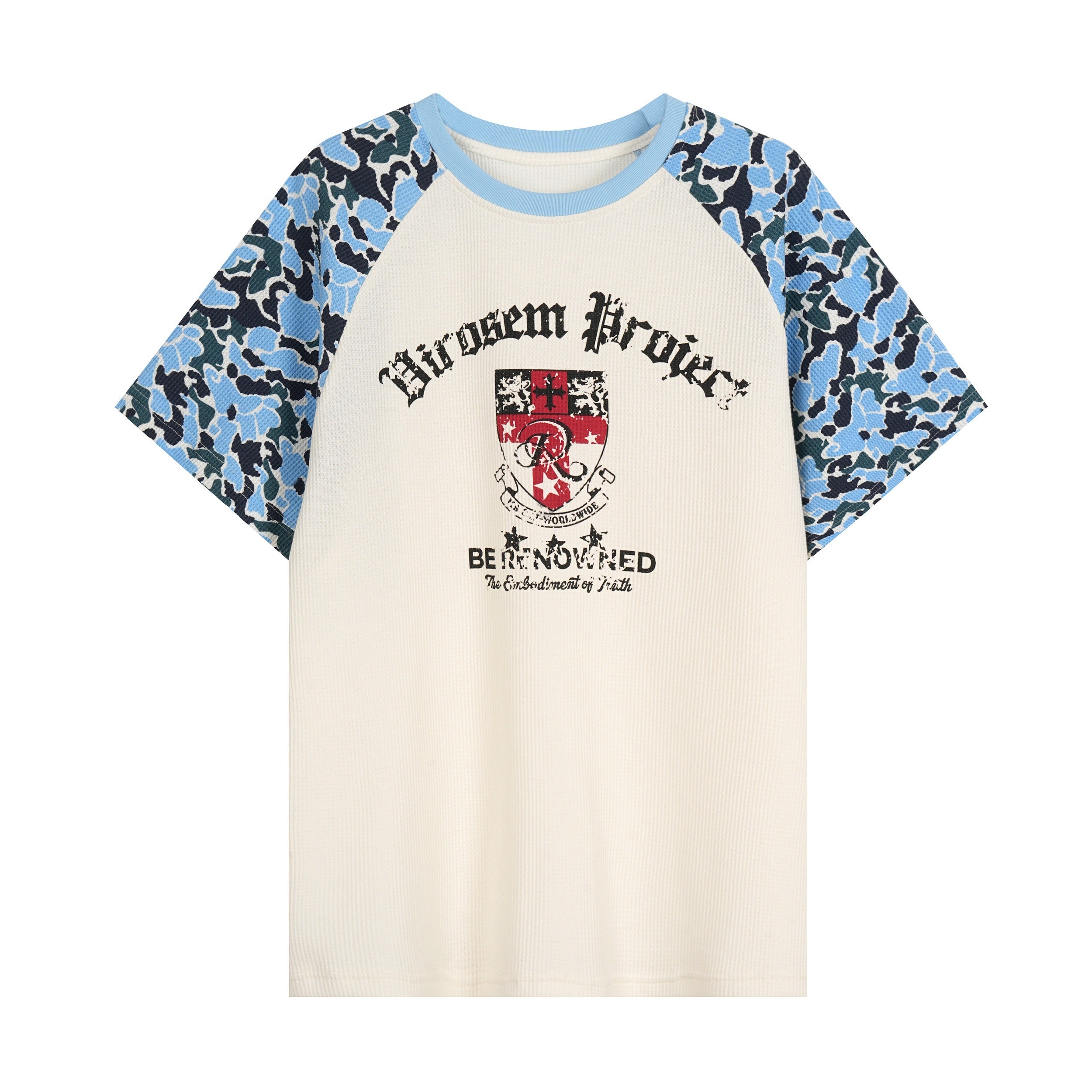 Omirad Camo Raglan Graphic T-Shirt