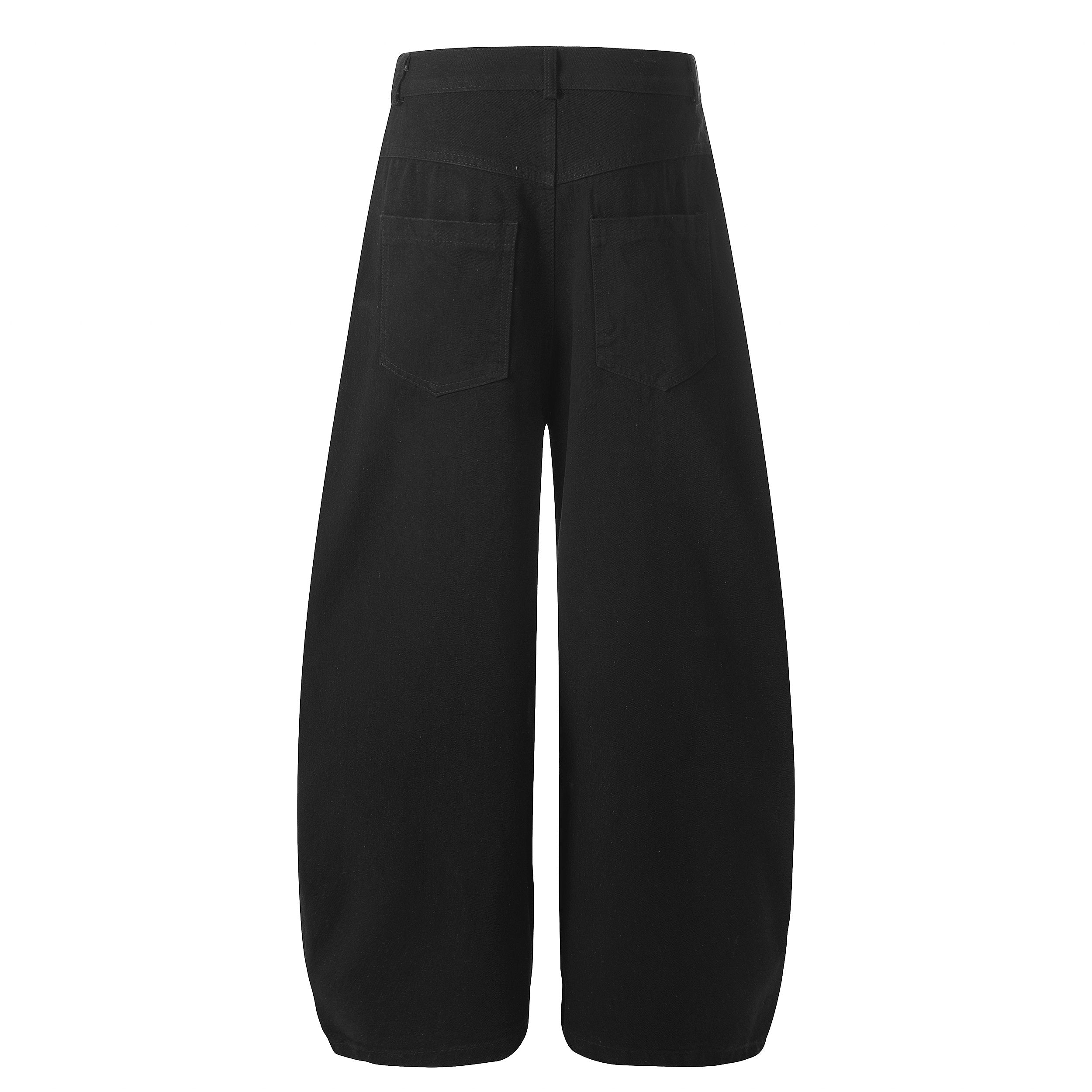Omirad Graphic Patchwork Wide-Leg Pants