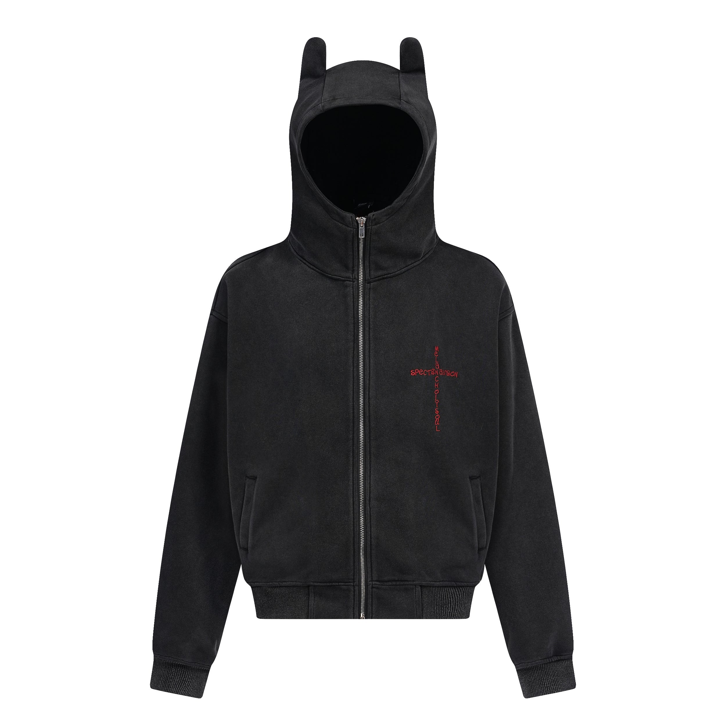 Omirad Devil-Ear Zip Hoodie