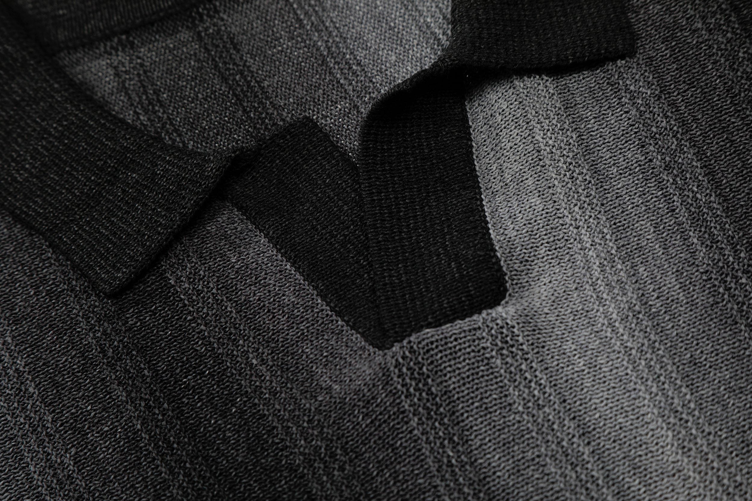 Omirad “Gradient Knit Polo Tee”