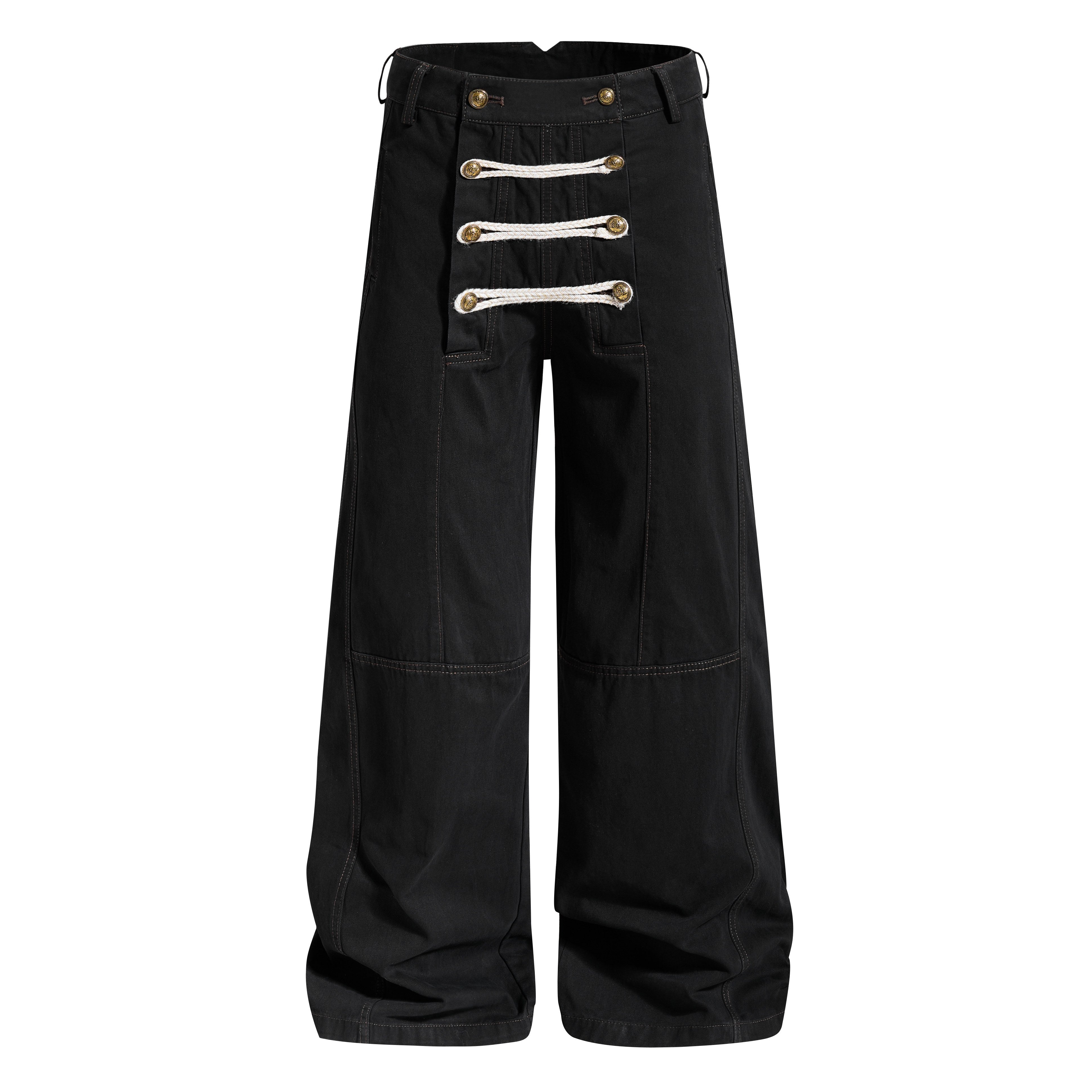 Omirad Military Rope Wide-Leg Pants