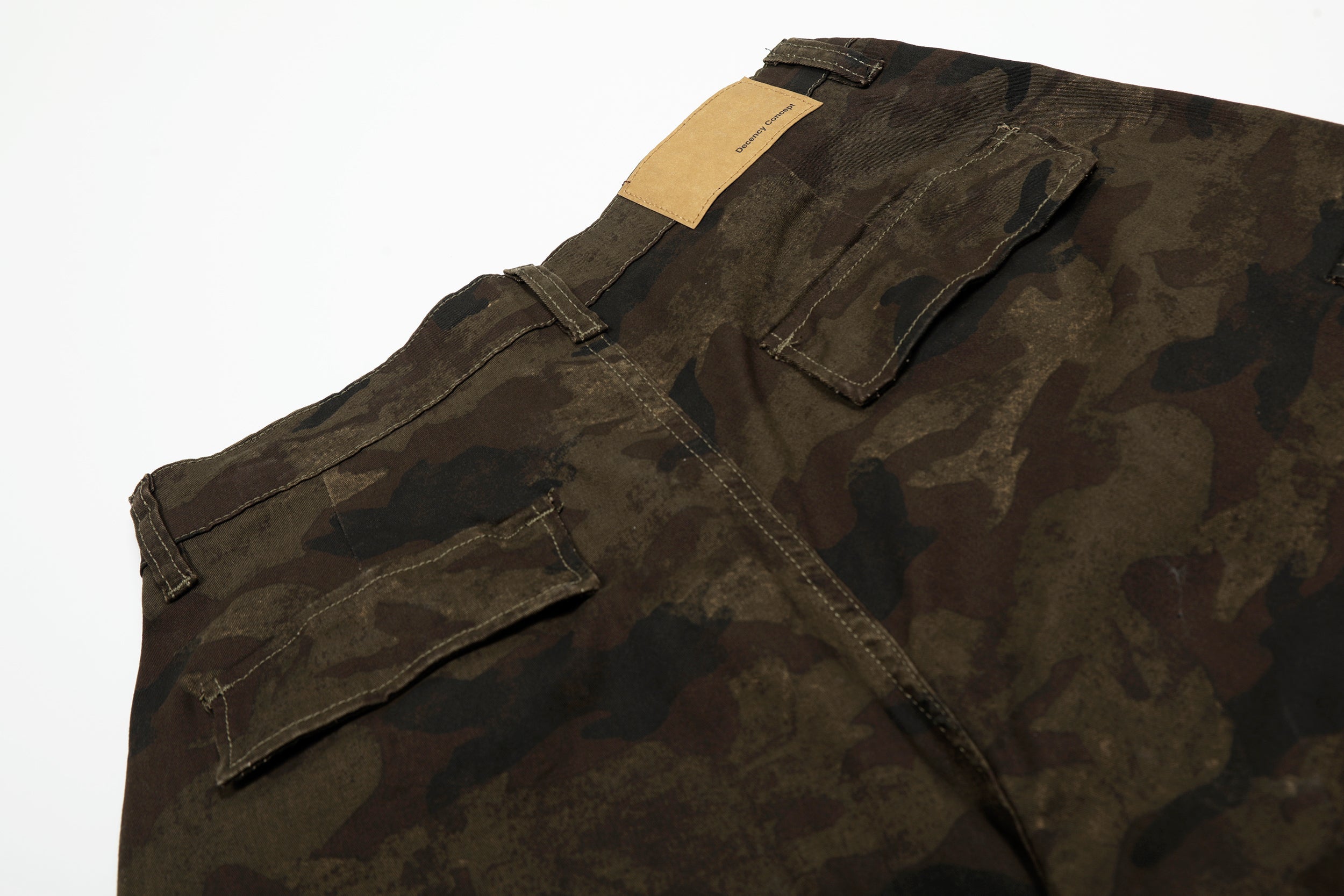 Omirad Wide-Leg Camo Cargo Shorts