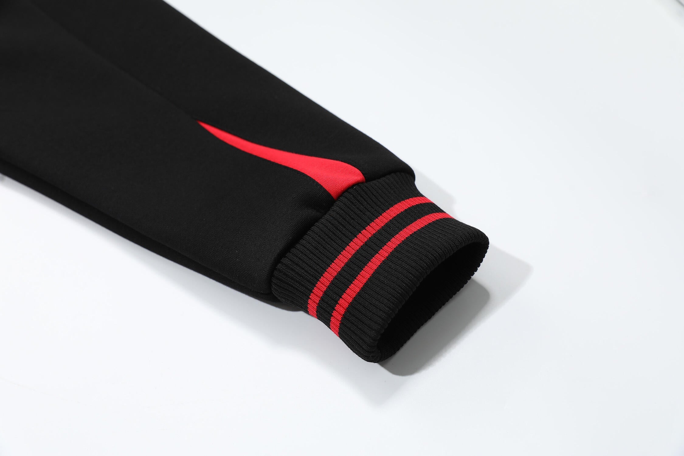 Omirad Sport-Stripe Graphic Fleece Hoodie