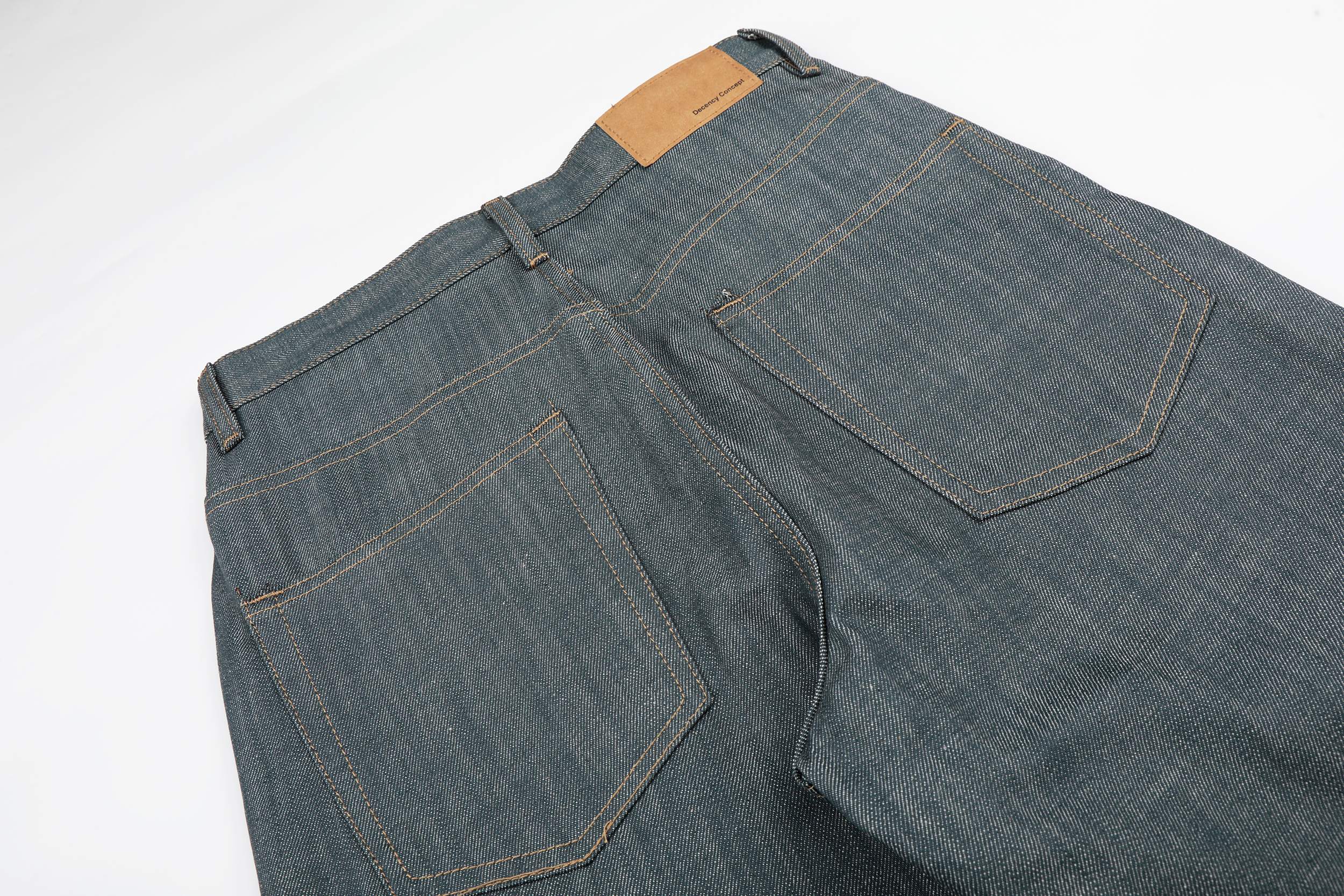 Omirad “Washed Grey Button Denim Jeans”