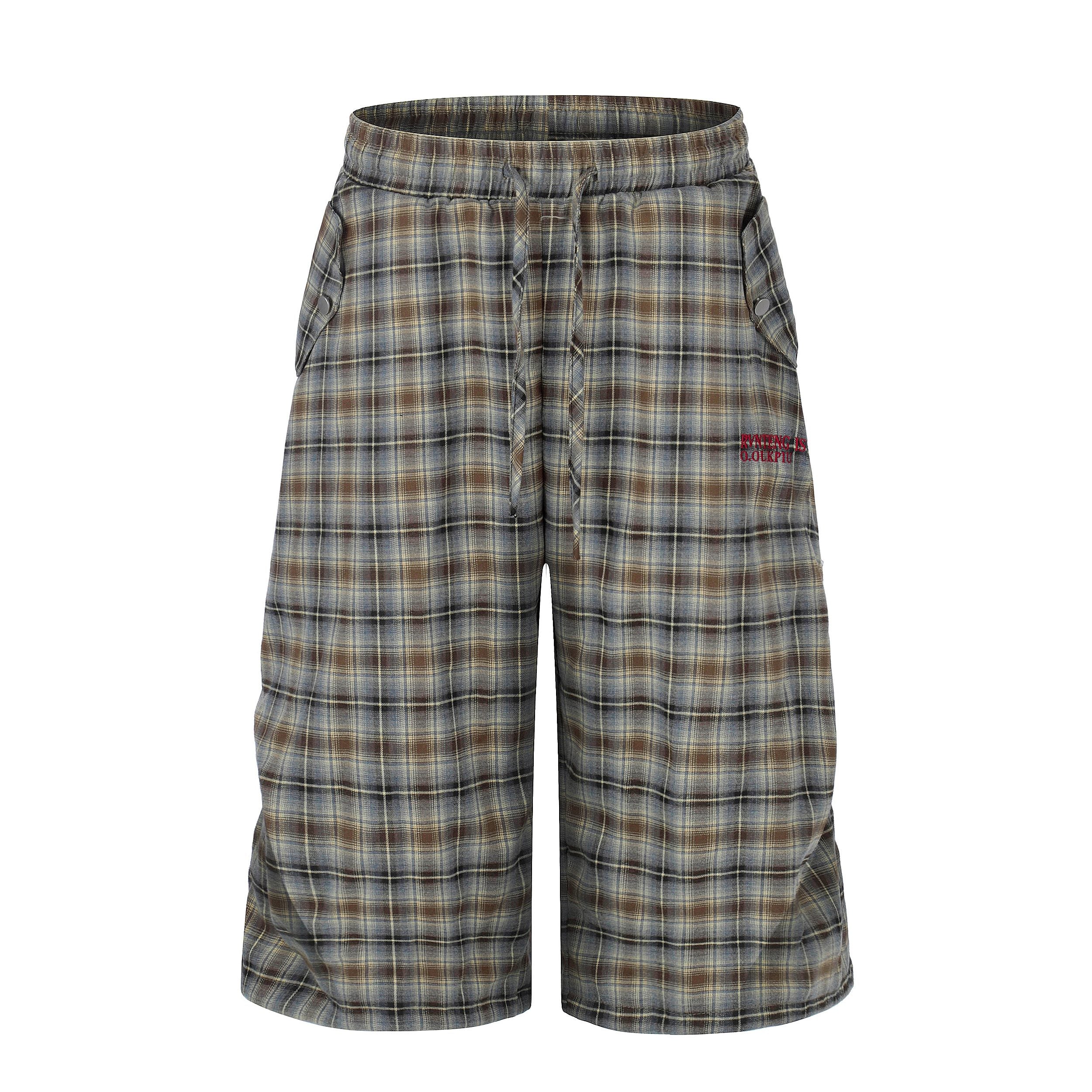 Omirad Plaid Lounge Shorts